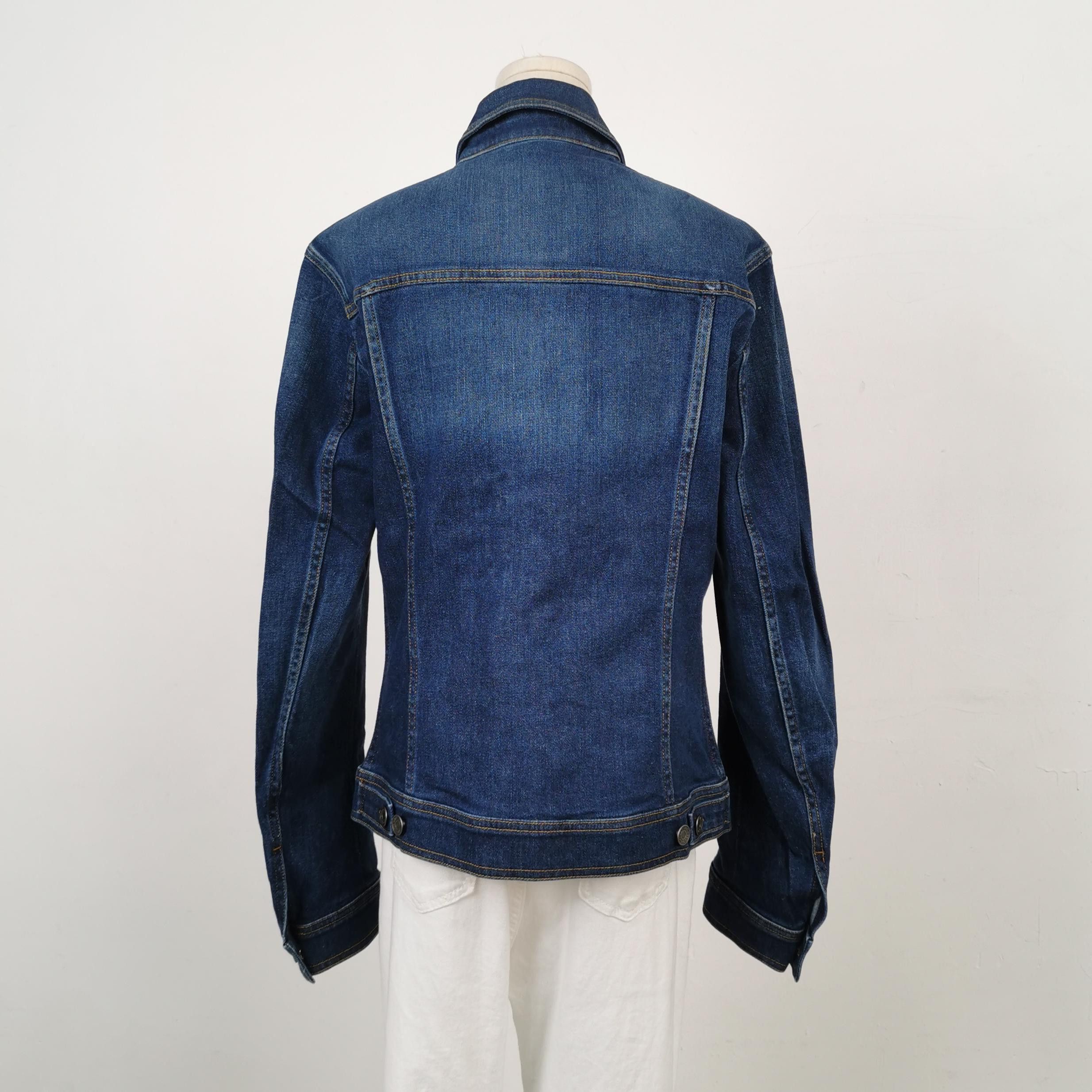 Dolce & Gabbana Dolce & Gabbana Embroidered Crest Denim Jacket 44 Size US S / EU 44-46 / 1 - 3 Thumbnail