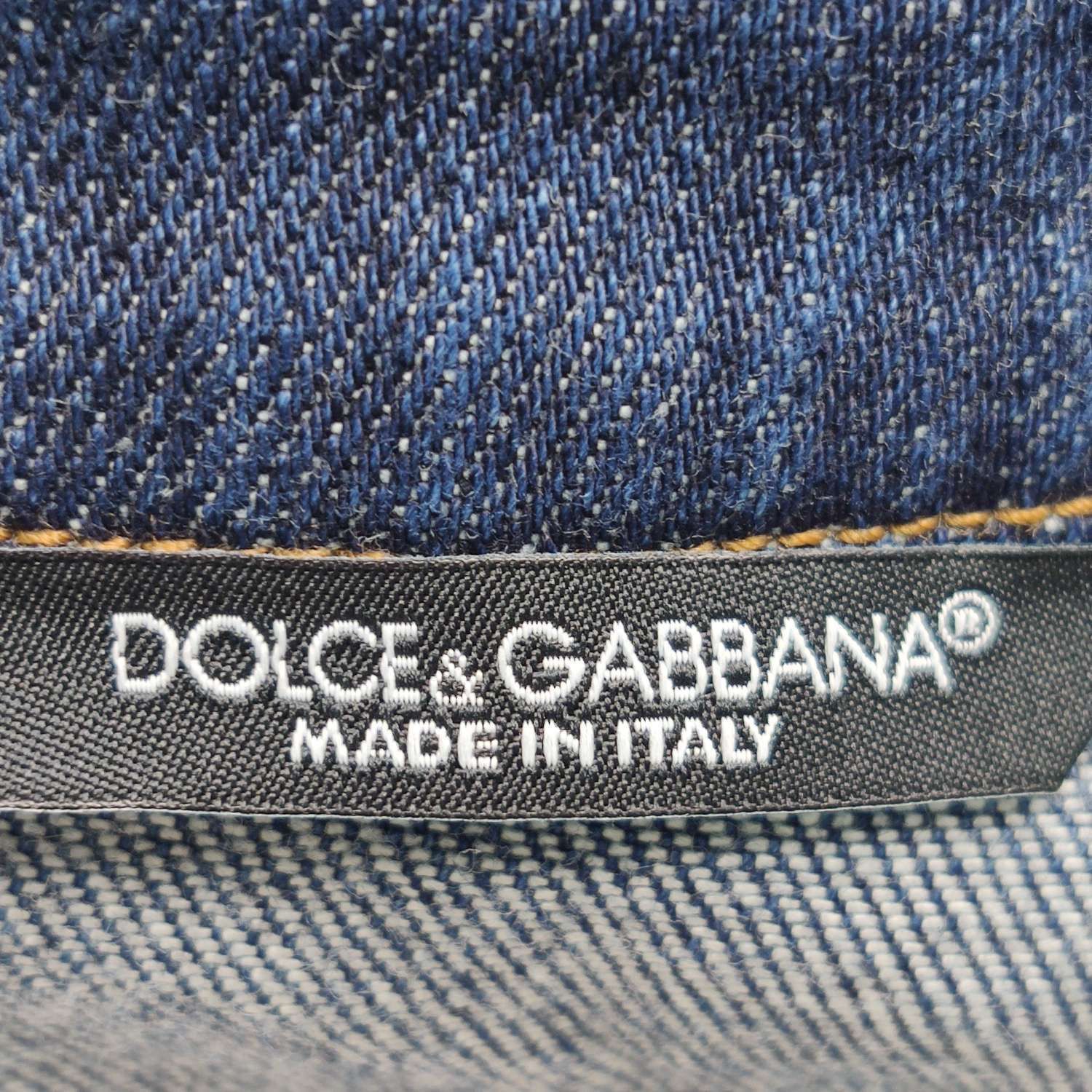 Dolce & Gabbana Dolce & Gabbana Bee Patch Denim Jacket 46 Size US S / EU 44-46 / 1 - 6 Thumbnail