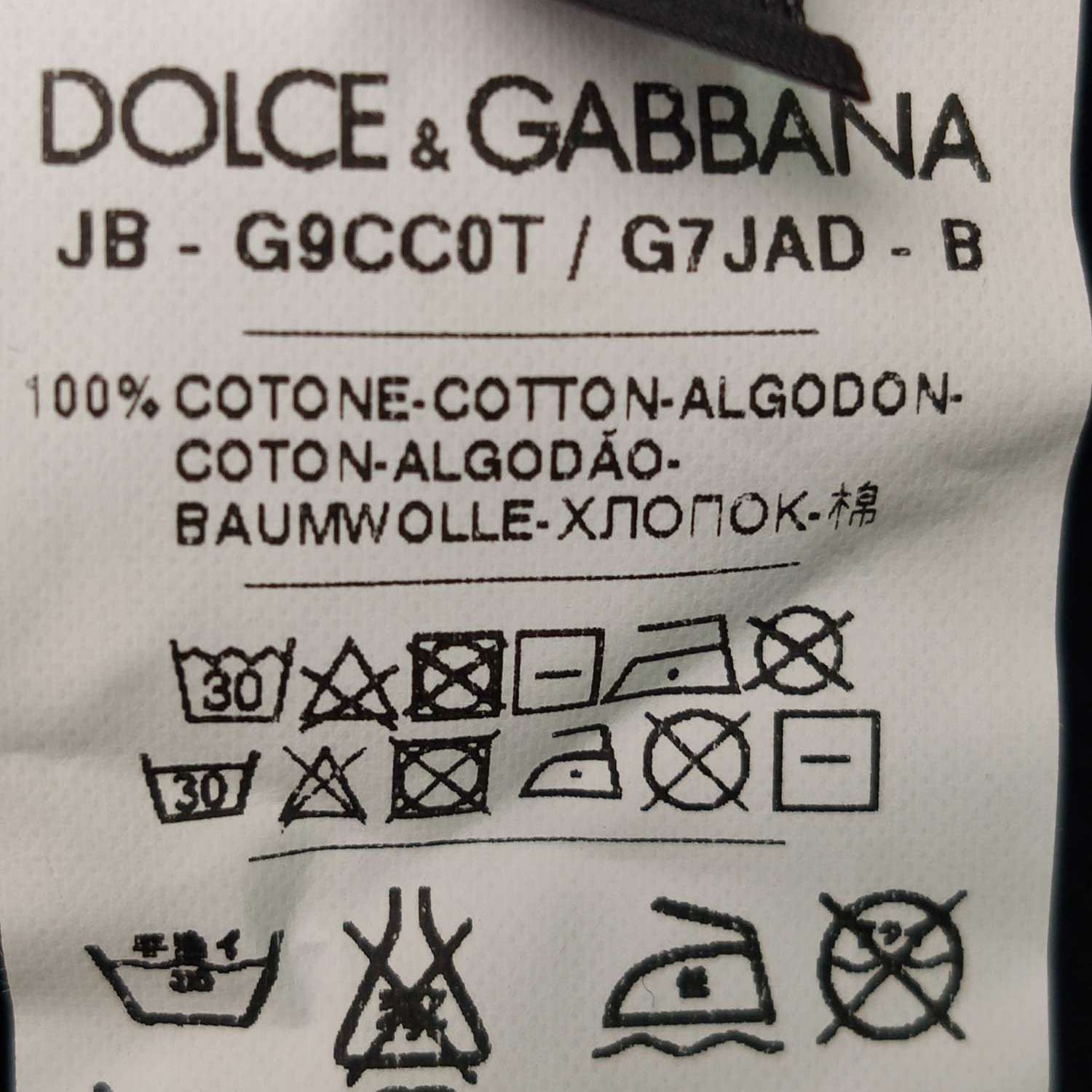 Dolce & Gabbana Dolce&Gabbana Solid Cotton Zip-Up Hoodie Size 52 Size US L / EU 52-54 / 3 - 8 Thumbnail
