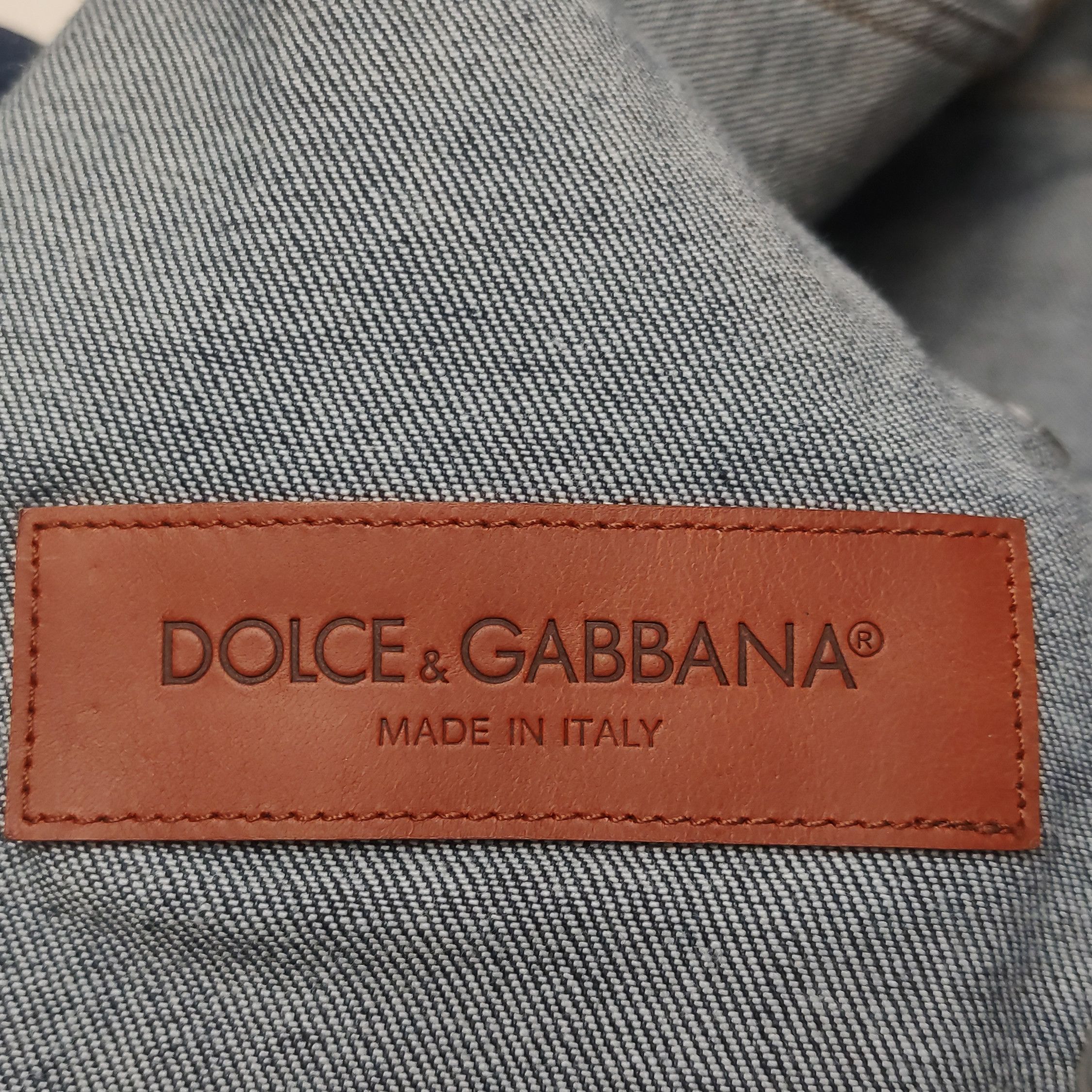 Dolce & Gabbana Dolce & Gabbana Bee Patch Denim Jacket 44 Size US S / EU 44-46 / 1 - 10 Thumbnail