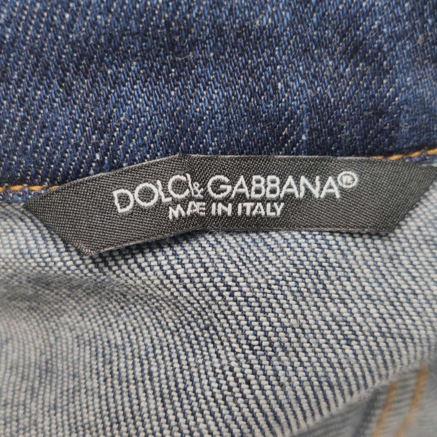 Dolce & Gabbana Dolce & Gabbana Bee Patch Denim Jacket 44 Size US S / EU 44-46 / 1 - 6 Thumbnail