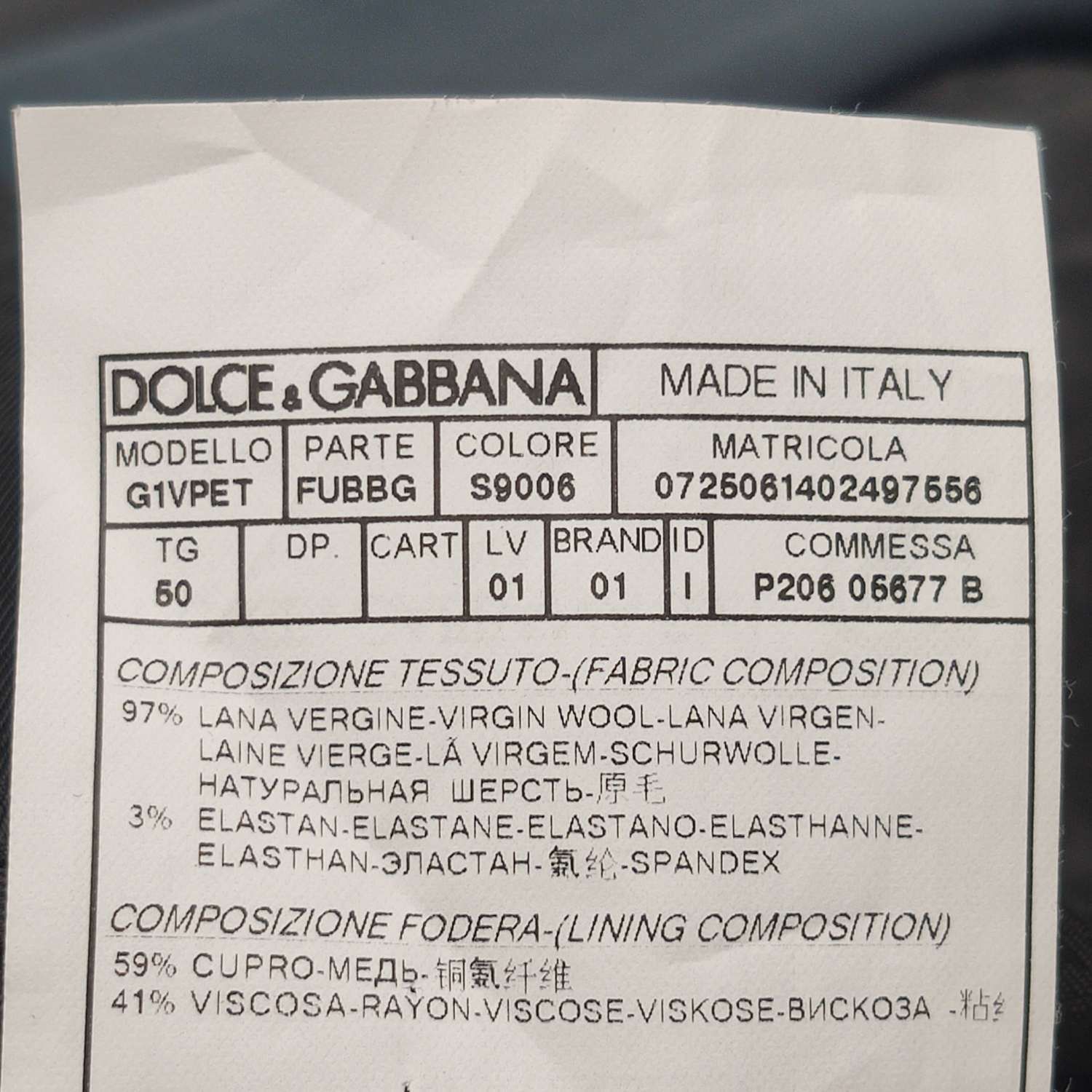 Dolce & Gabbana Dolce & Gabbana Contrast Lapel Blazer 40R Size 40R - 7 Thumbnail