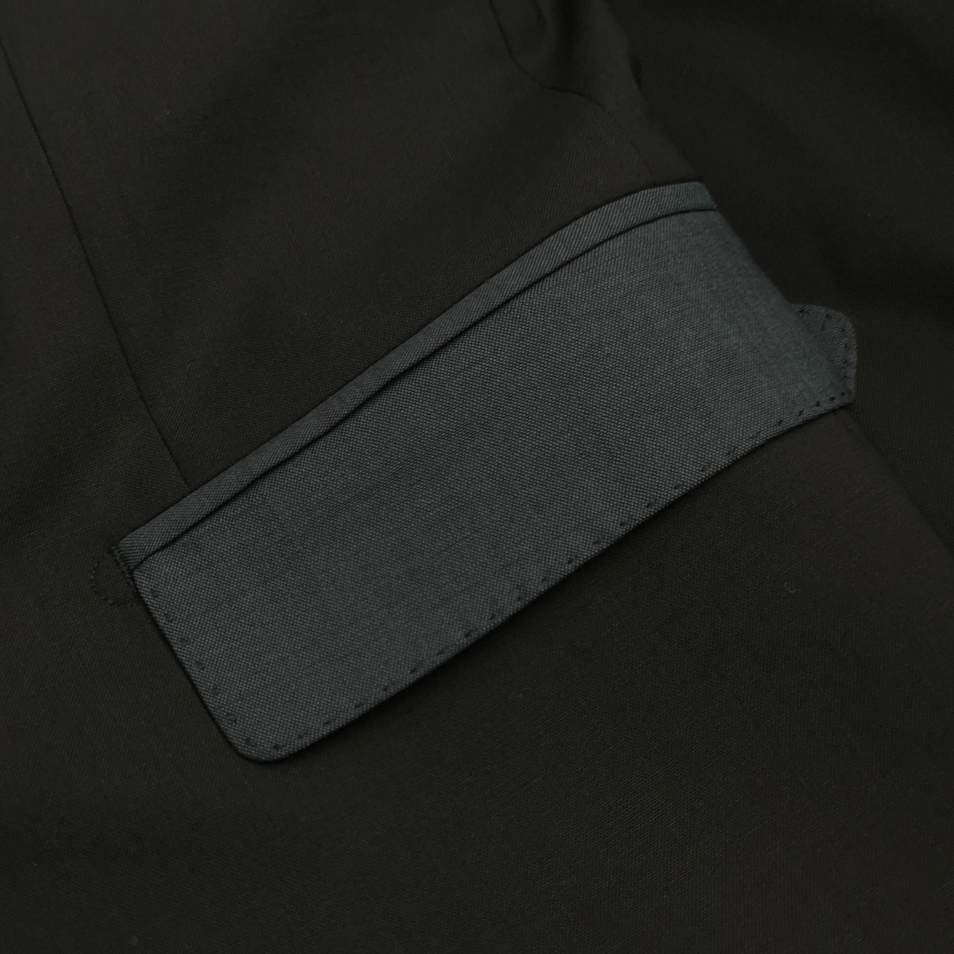 Dolce & Gabbana Dolce & Gabbana Contrast Lapel Blazer 40R Size 40R - 4 Thumbnail