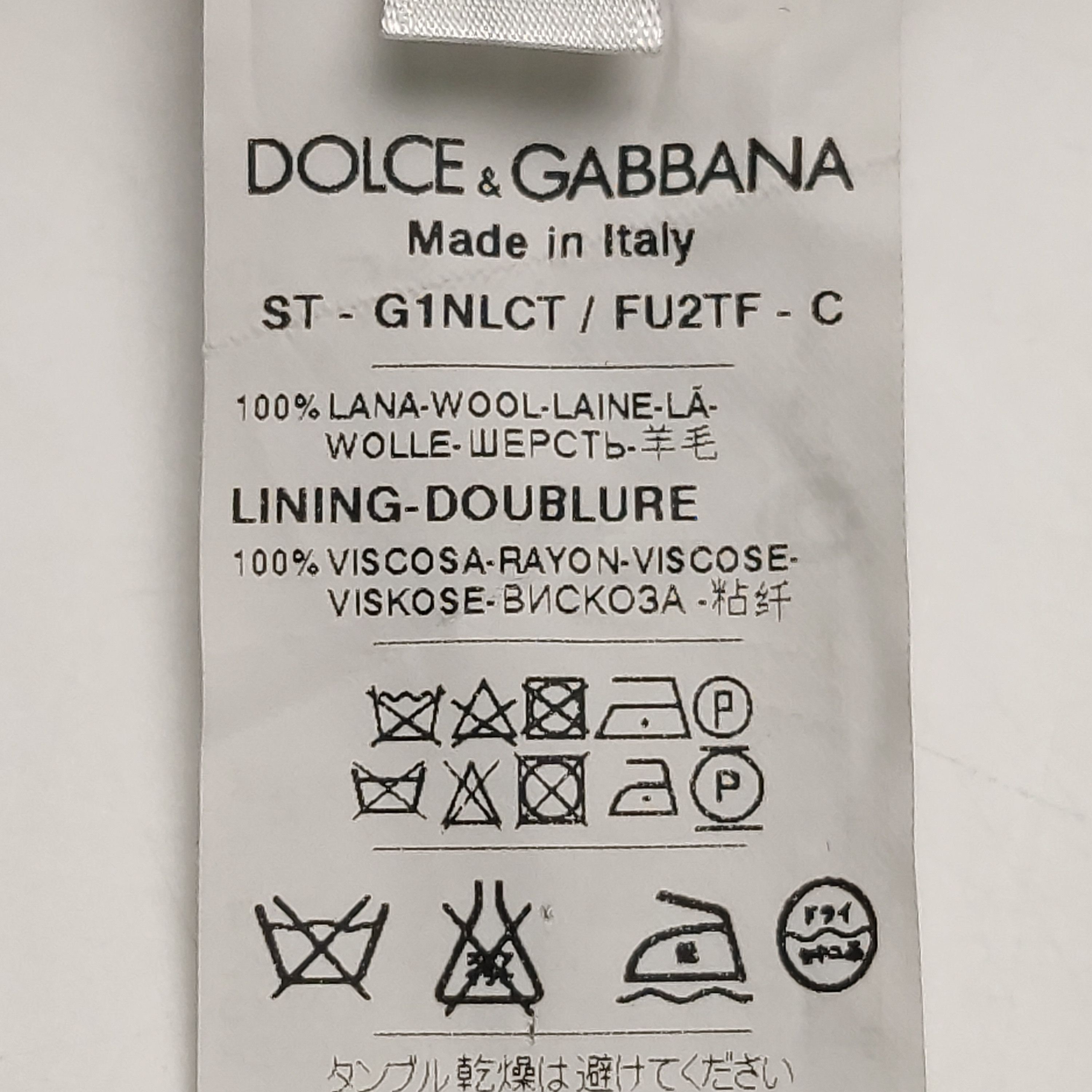 Dolce & Gabbana Dolce & Gabbana Wool Single Breasted Blazer 34R Size 34R - 6 Thumbnail
