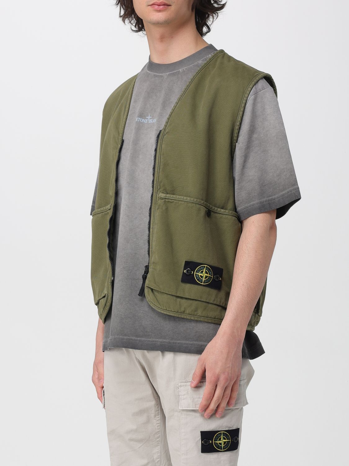 Stone Island Stone Island Suit Vest Men Military Size US XL / EU 56 / 4 - 4 Thumbnail