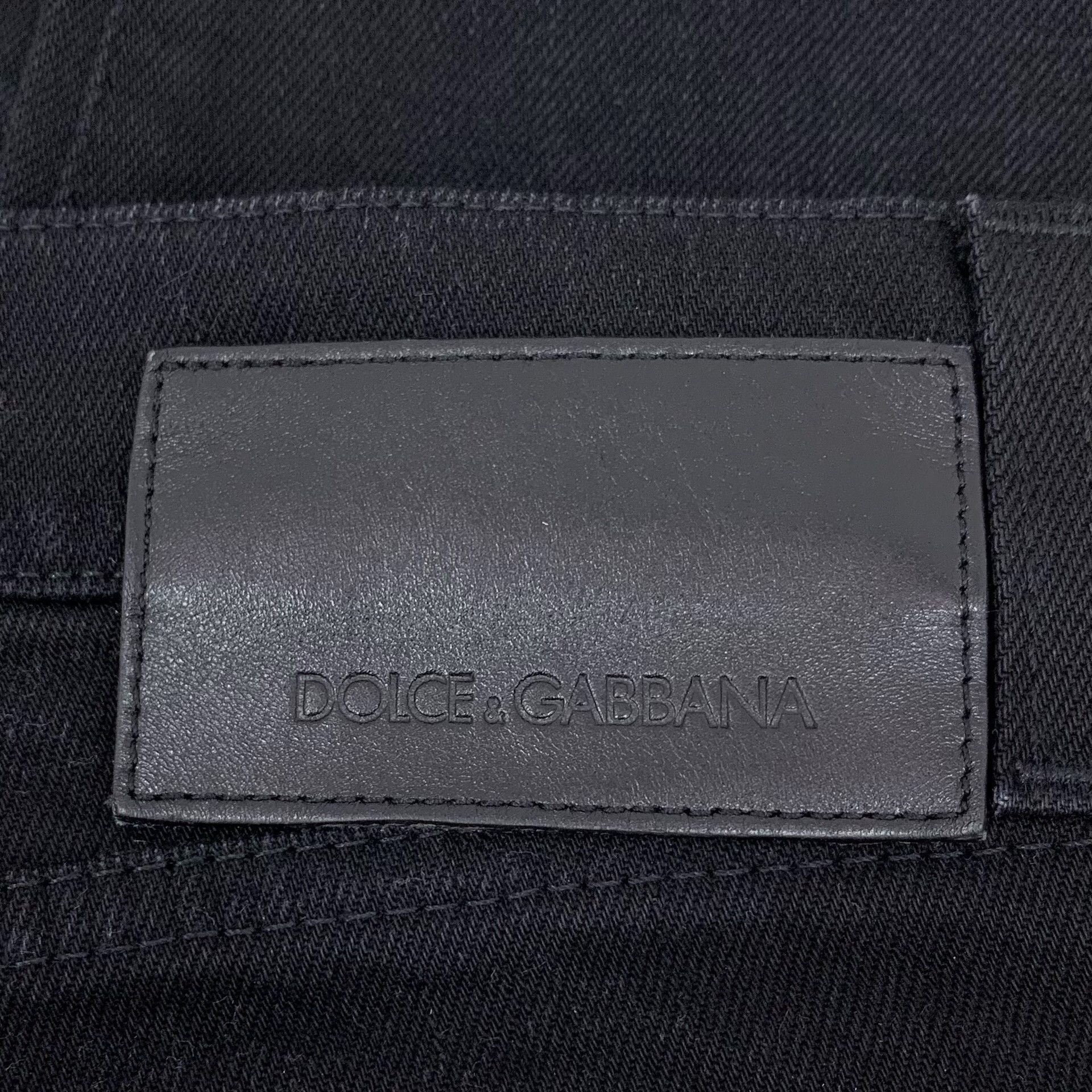 Dolce & Gabbana Dolce & Gabbana Black Stretch Denim Jeans Size 44 Size US 28 / EU 44 - 7 Thumbnail