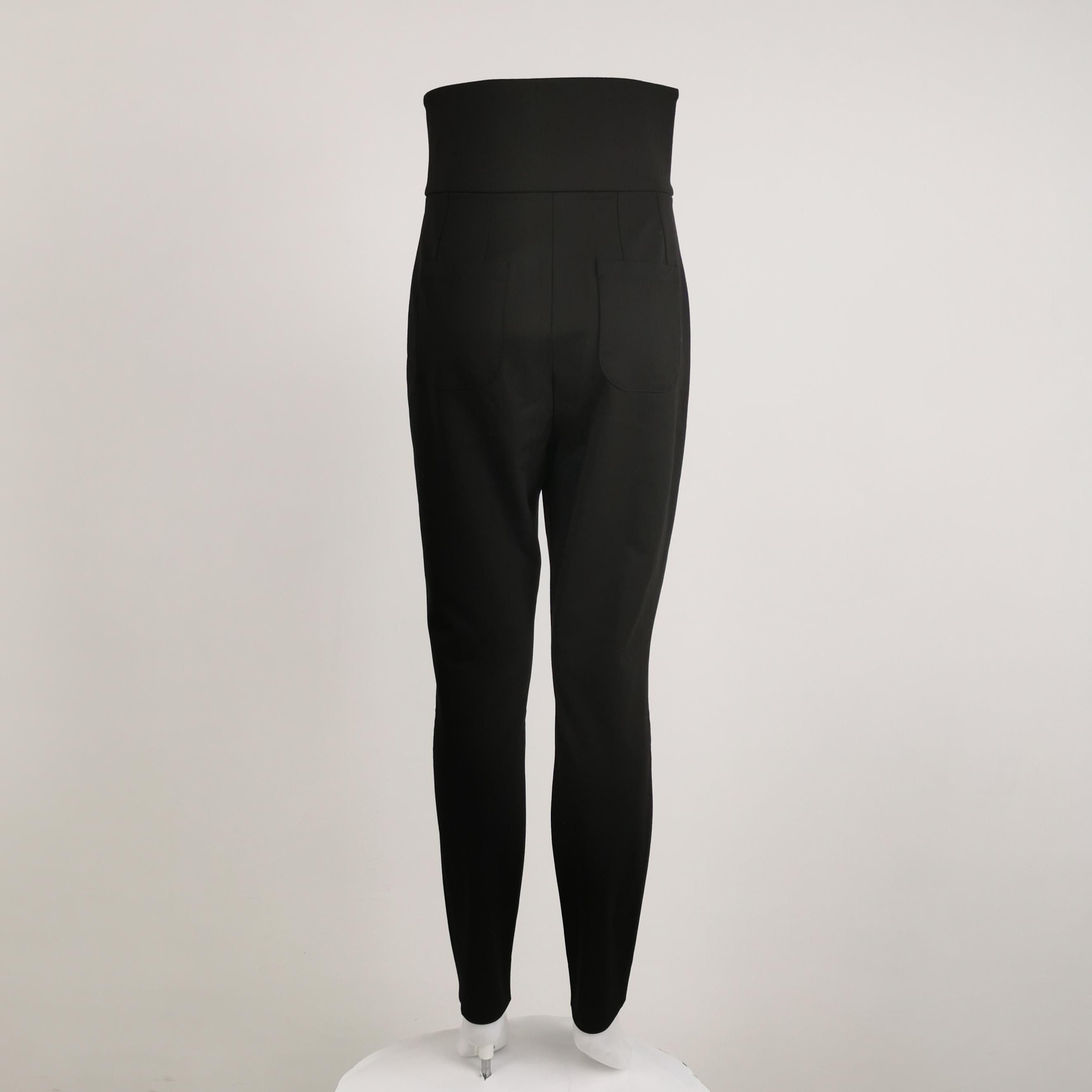 Dolce & Gabbana Dolce & Gabbana High Waisted Virgin Wool Pants IT 42 Size 28" / US 6 / IT 42 - 3 Thumbnail