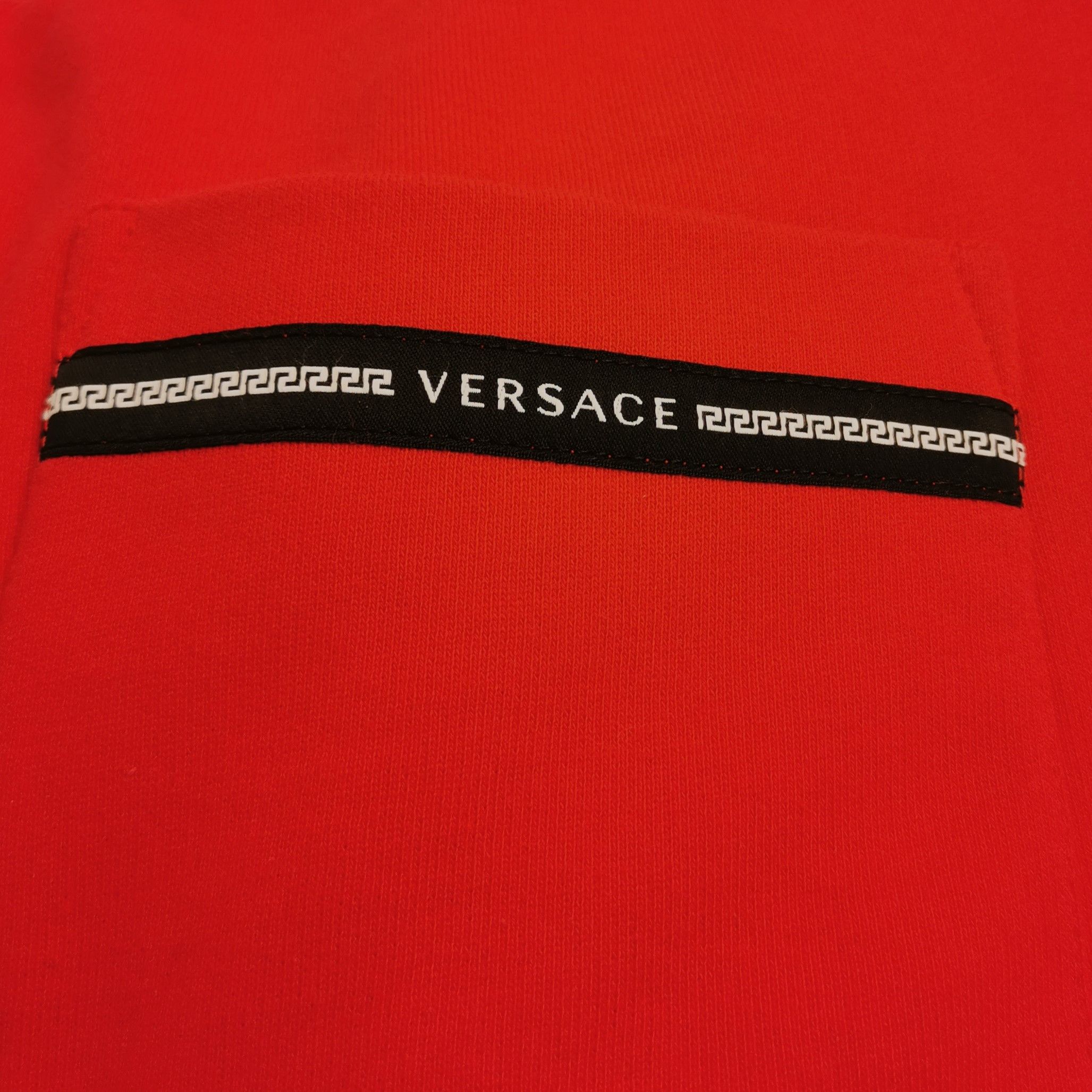 Versace Versace Red Greca Logo Sweatpants Size M Size US 32 / EU 48 - 4 Thumbnail