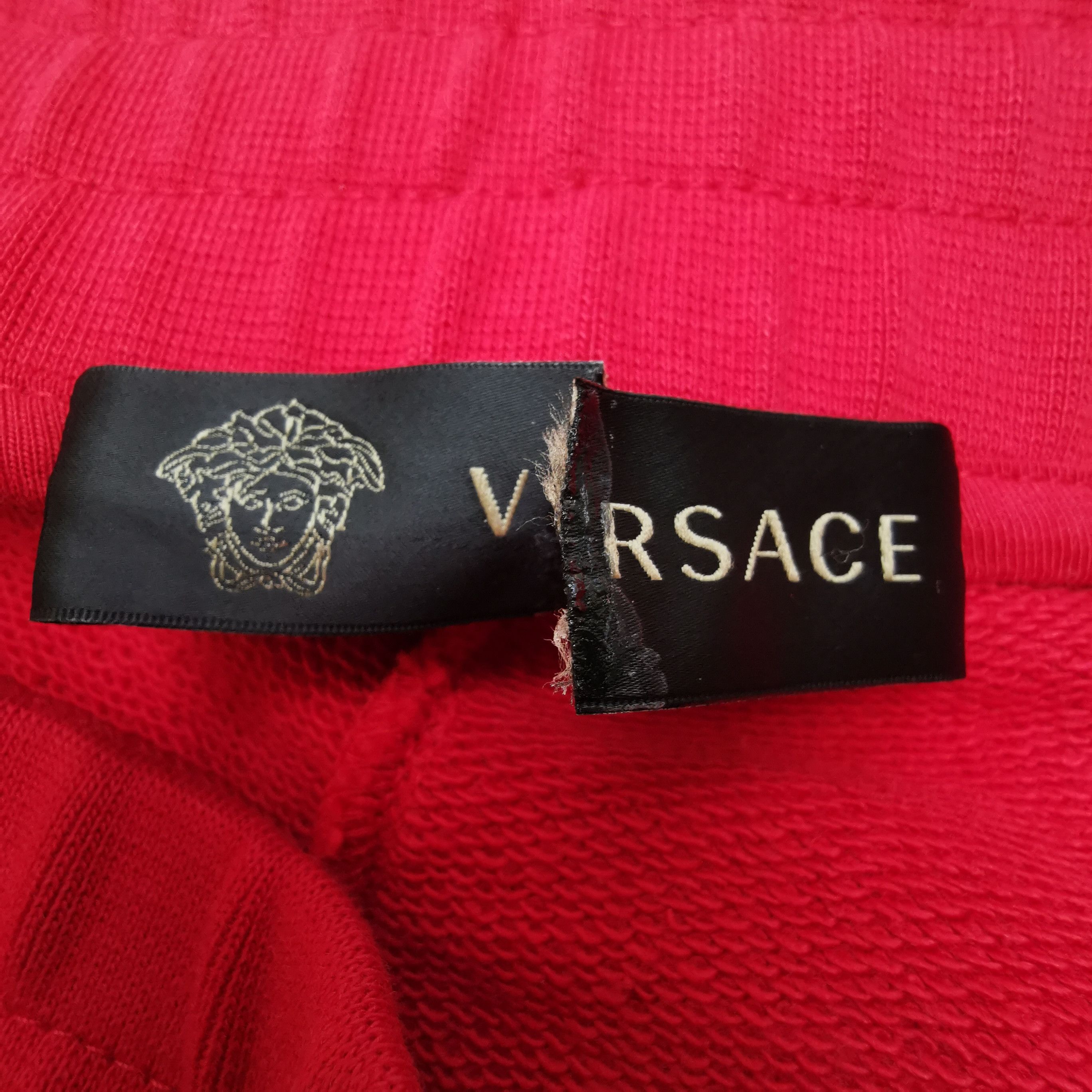 Versace Versace Red Greca Logo Sweatpants Size M Size US 32 / EU 48 - 8 Thumbnail