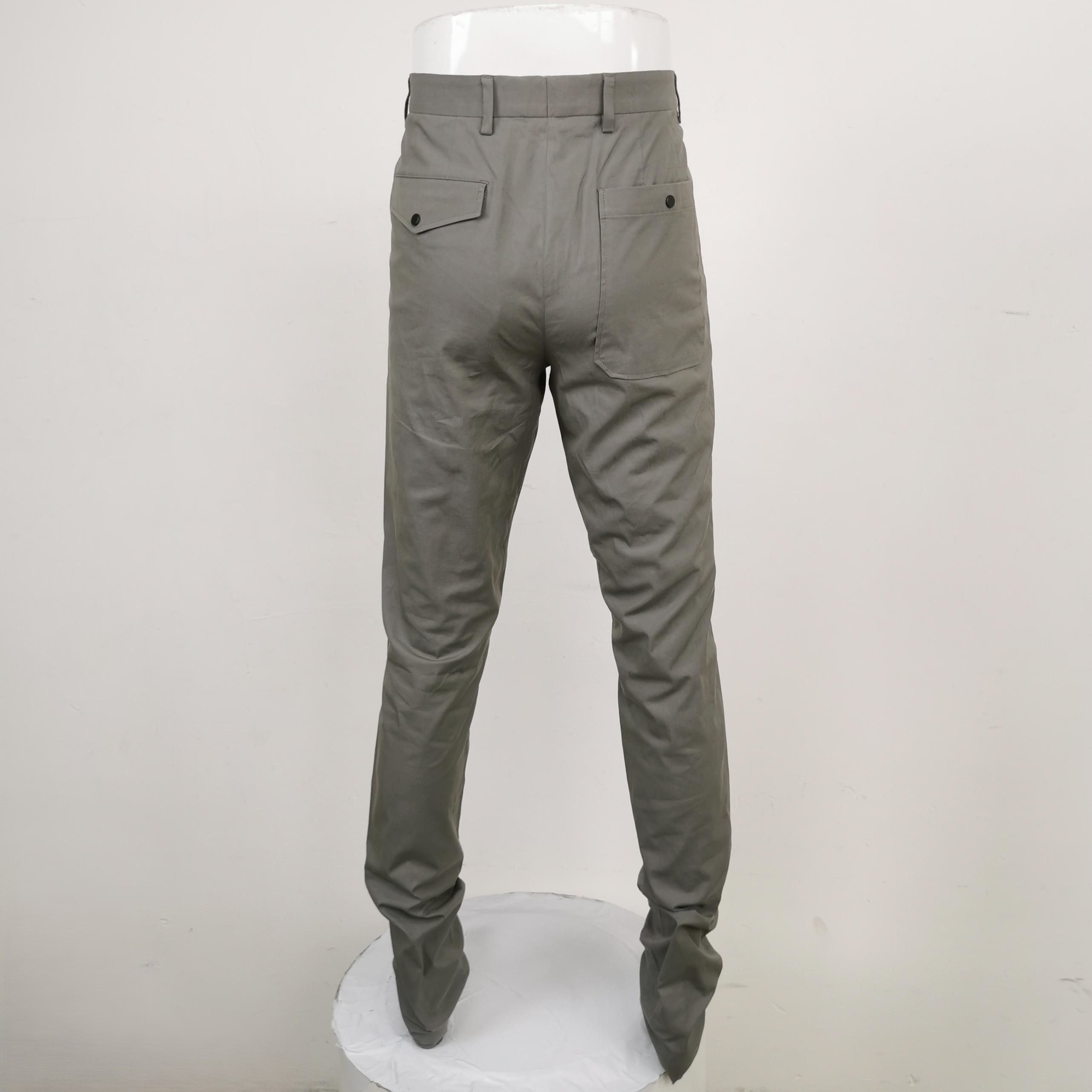Lanvin Lanvin Cotton Silk Blend Worker Slim Trousers Size 46 Size US 30 / EU 46 - 3 Thumbnail