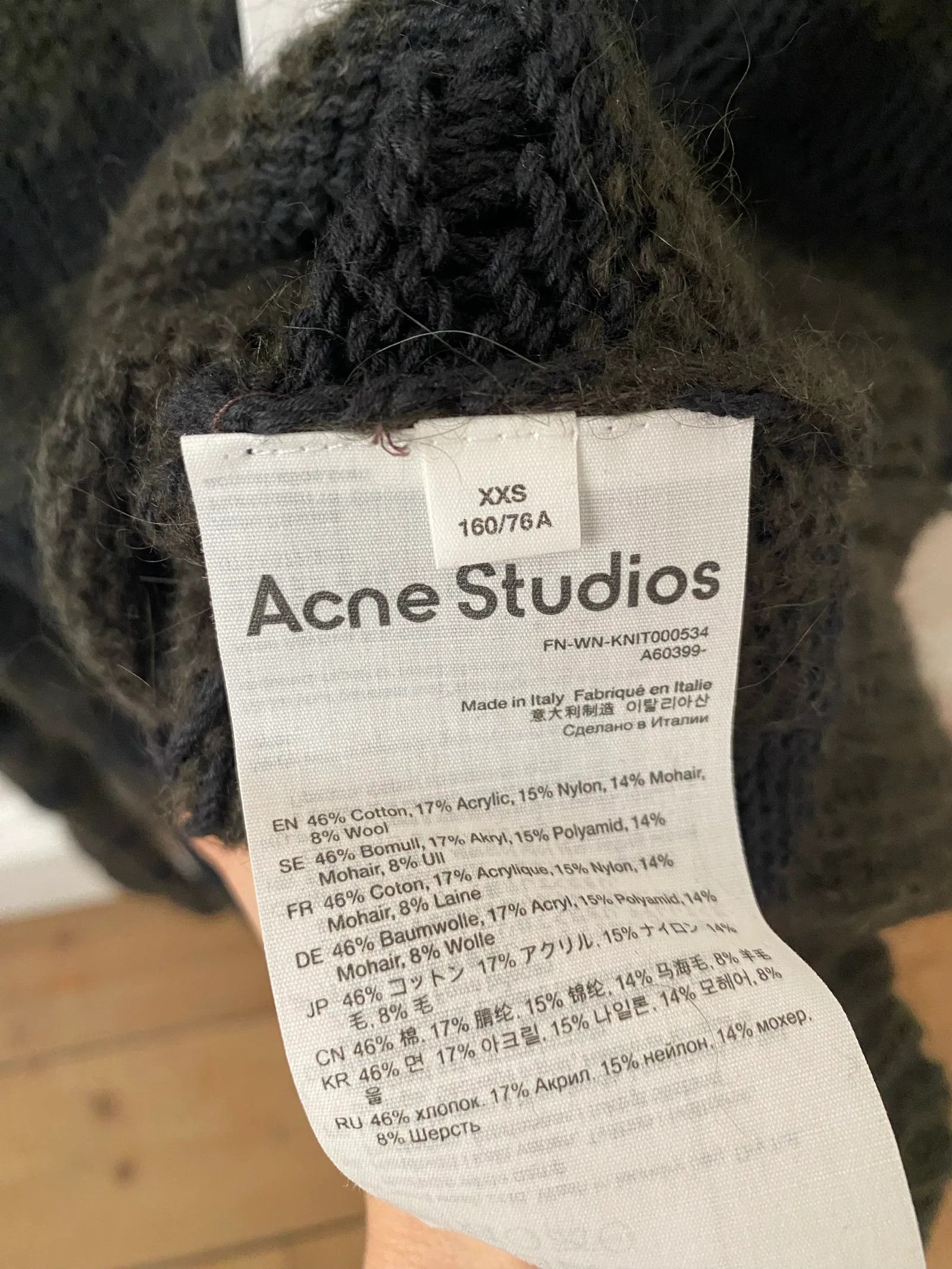 Acne Studios Acne Studios Distressed Sweater Size XXS / US 00 / IT 34 - 3 Thumbnail