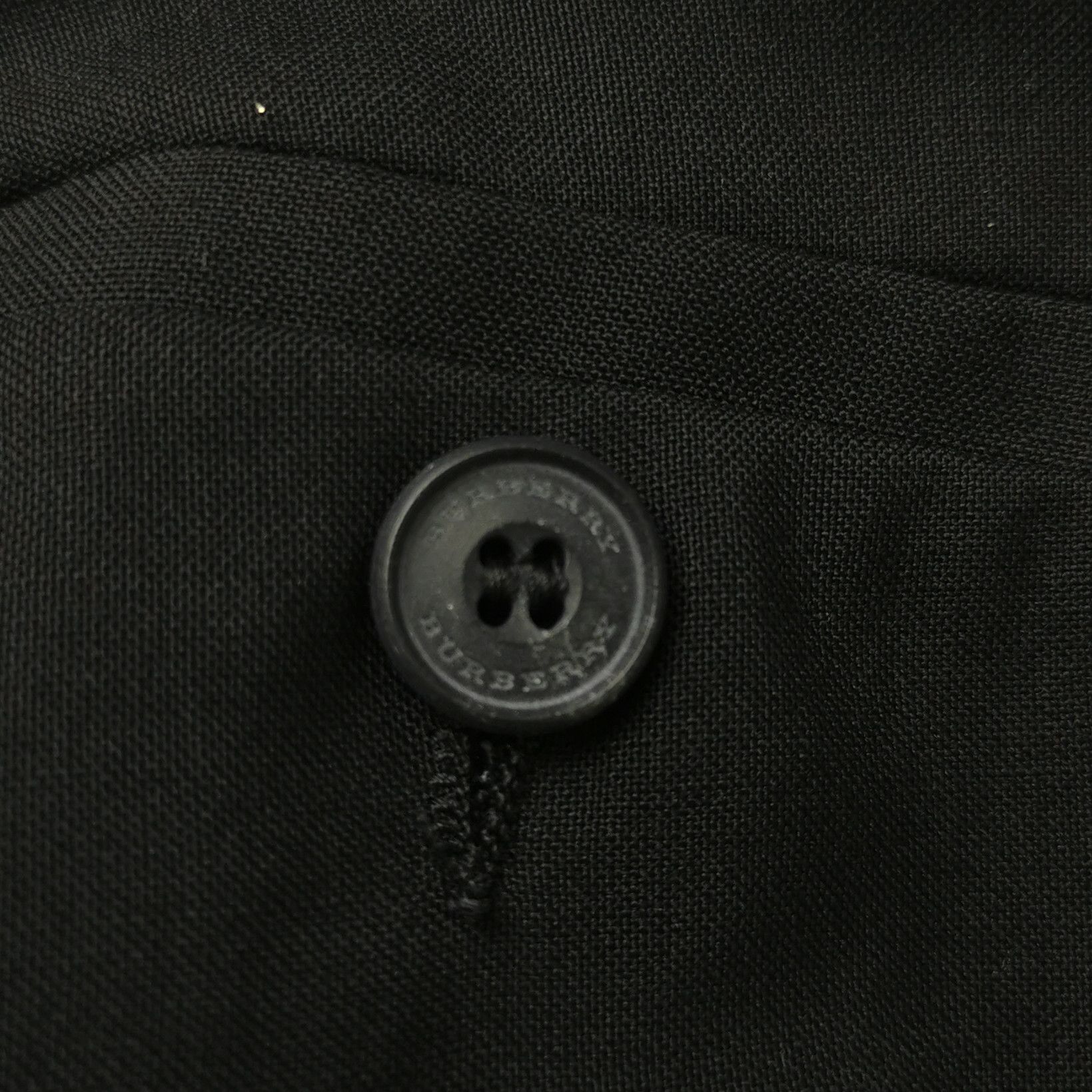 Burberry Burberry Solid Wool Formal Trousers 38R Size 38R - 4 Thumbnail