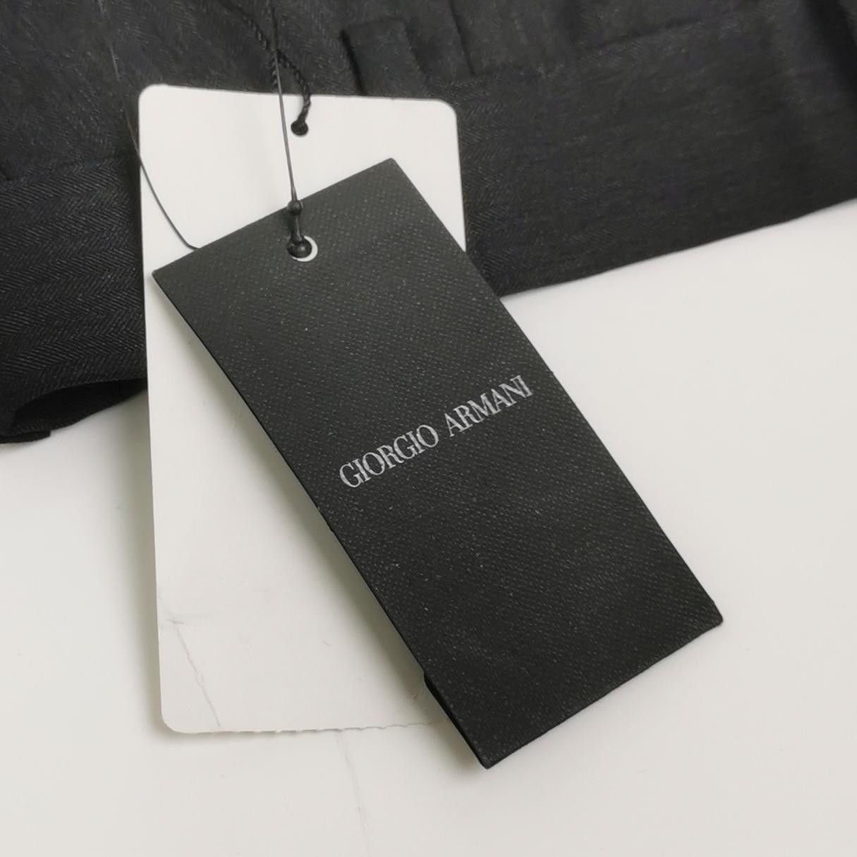 Giorgio Armani Giorgio Armani Black Wool Trousers Size 46 Size US 30 / EU 46 - 4 Thumbnail