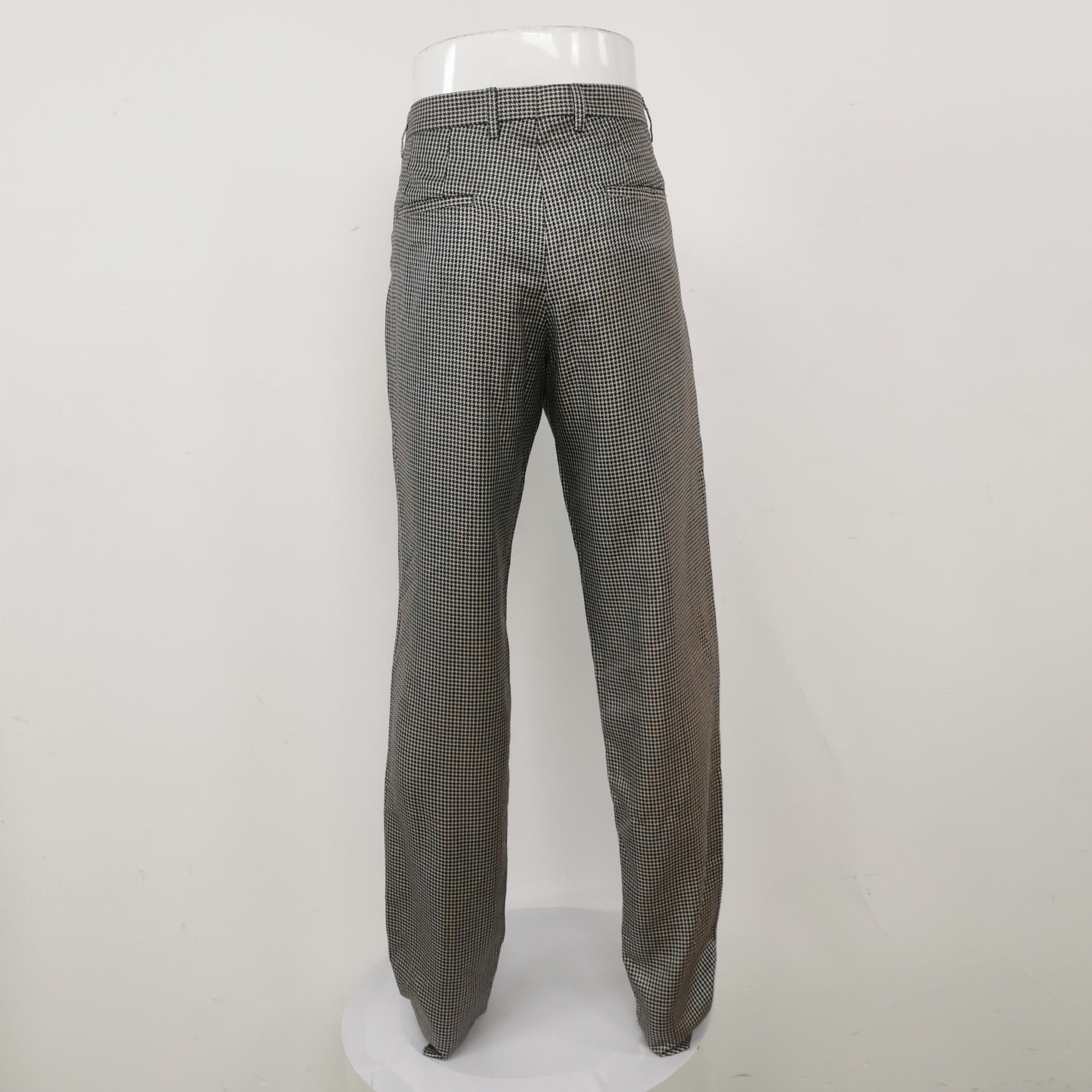 Giorgio Armani Giorgio Armani Silk Wool Check Trousers 32 Size US 32 / EU 48 - 3 Thumbnail