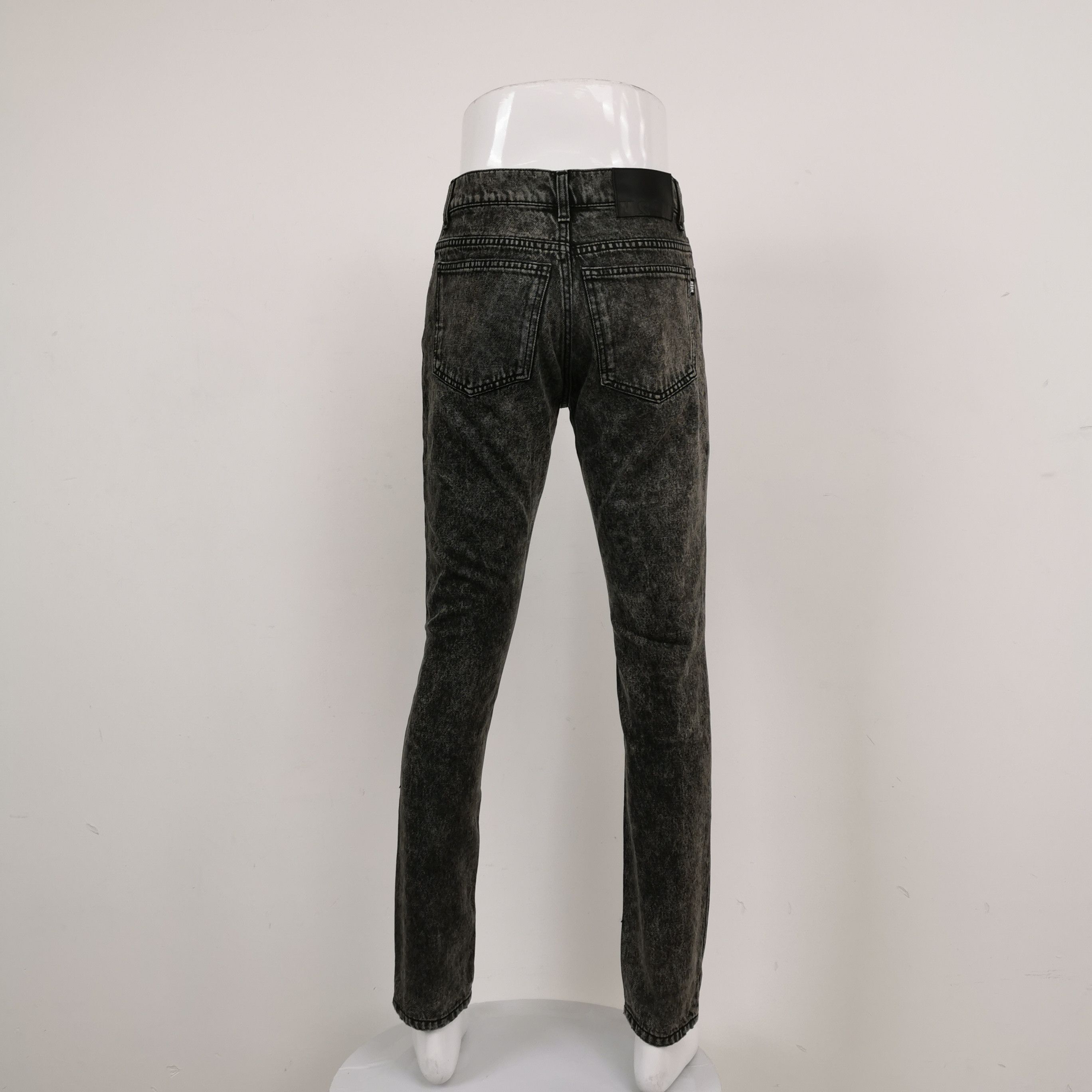 MSGM MSGM Washed Knee Logo Denim Jeans 46 Size US 30 / EU 46 - 3 Thumbnail