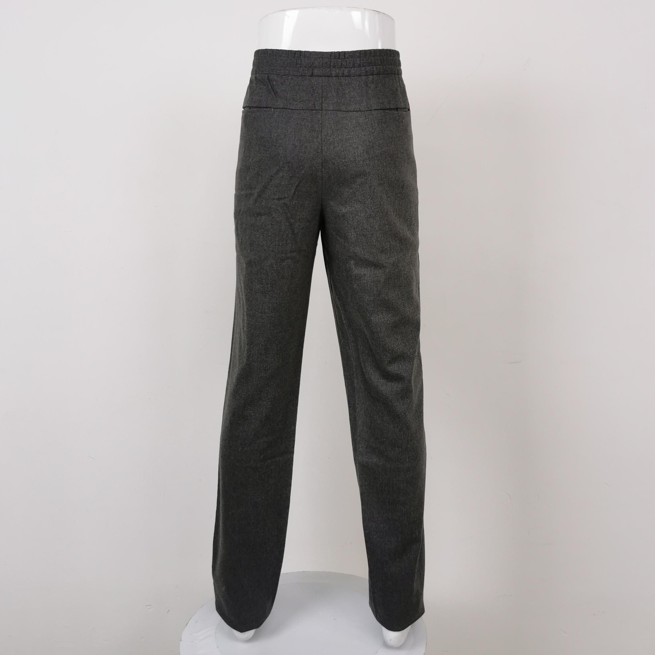 Emporio Armani Emporio Armani Gray Wool Blend Trousers 34 Size US 34 / EU 50 - 3 Thumbnail