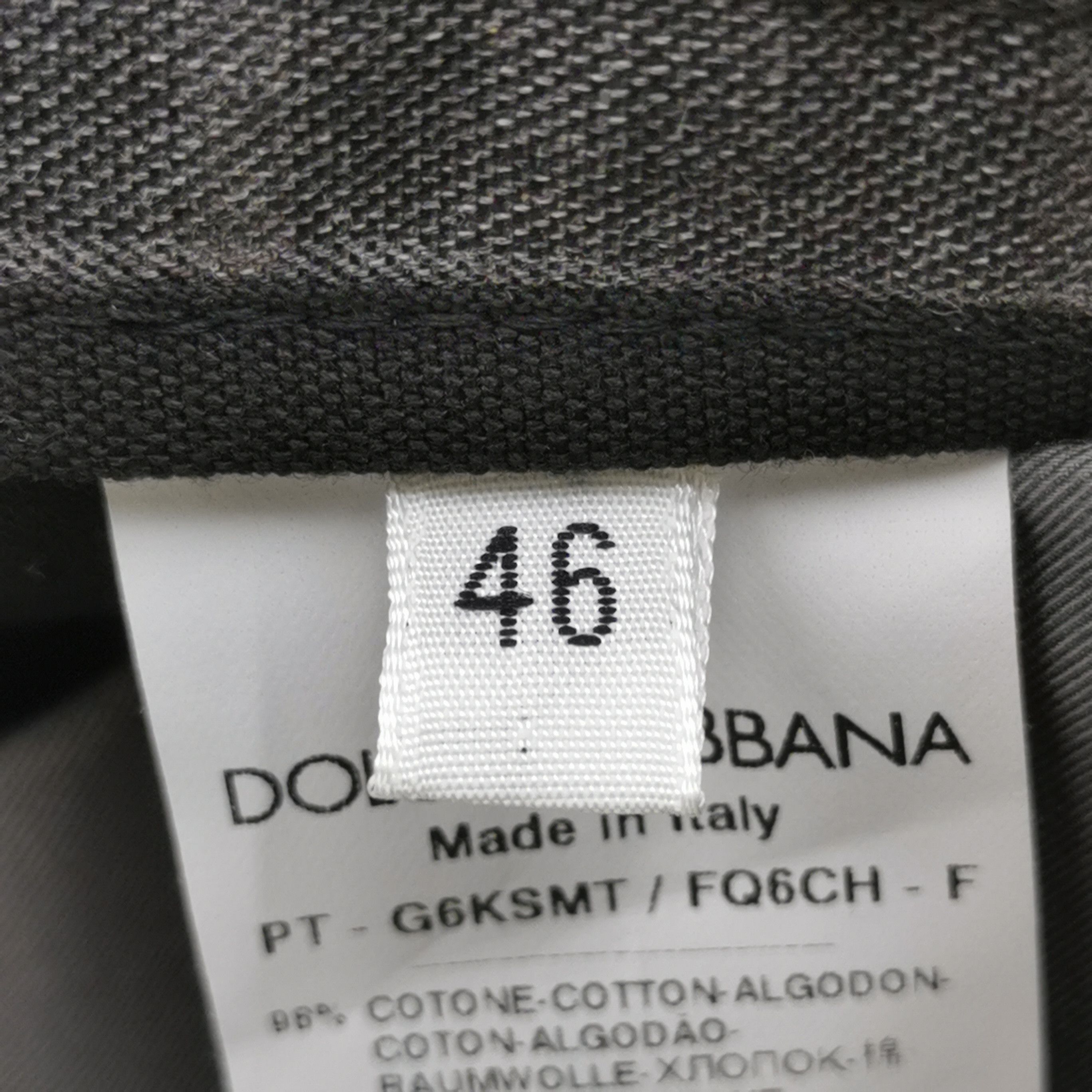 Dolce & Gabbana Dolce & Gabbana Checked Cotton Trousers 46 Size US 30 / EU 46 - 7 Thumbnail