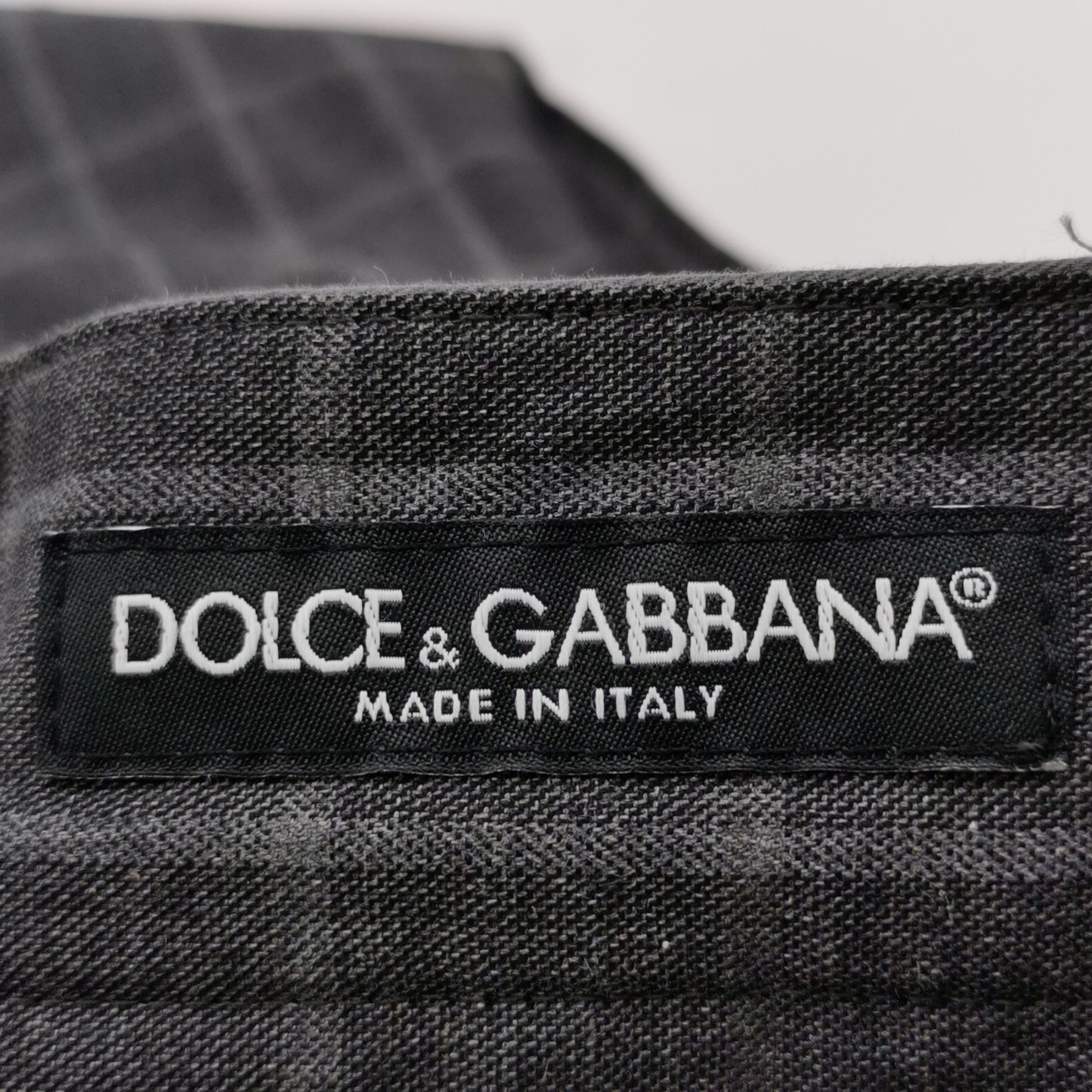 Dolce & Gabbana Dolce & Gabbana Checked Cotton Trousers 46 Size US 30 / EU 46 - 6 Thumbnail