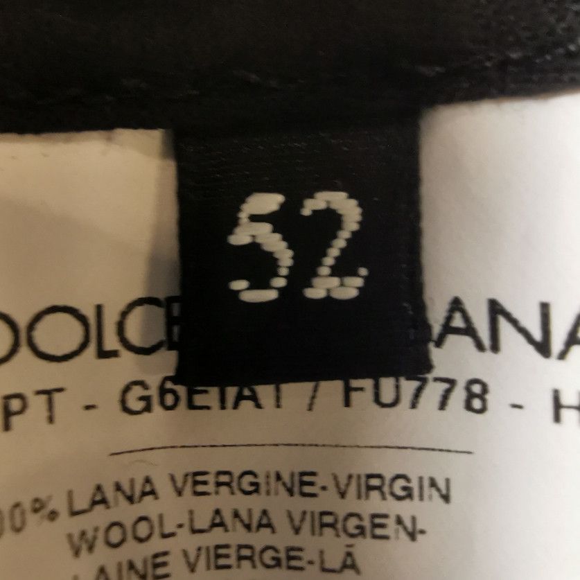 Dolce & Gabbana Dolce & Gabbana Virgin Wool Trousers Size 52 Size US 36 / EU 52 - 6 Thumbnail
