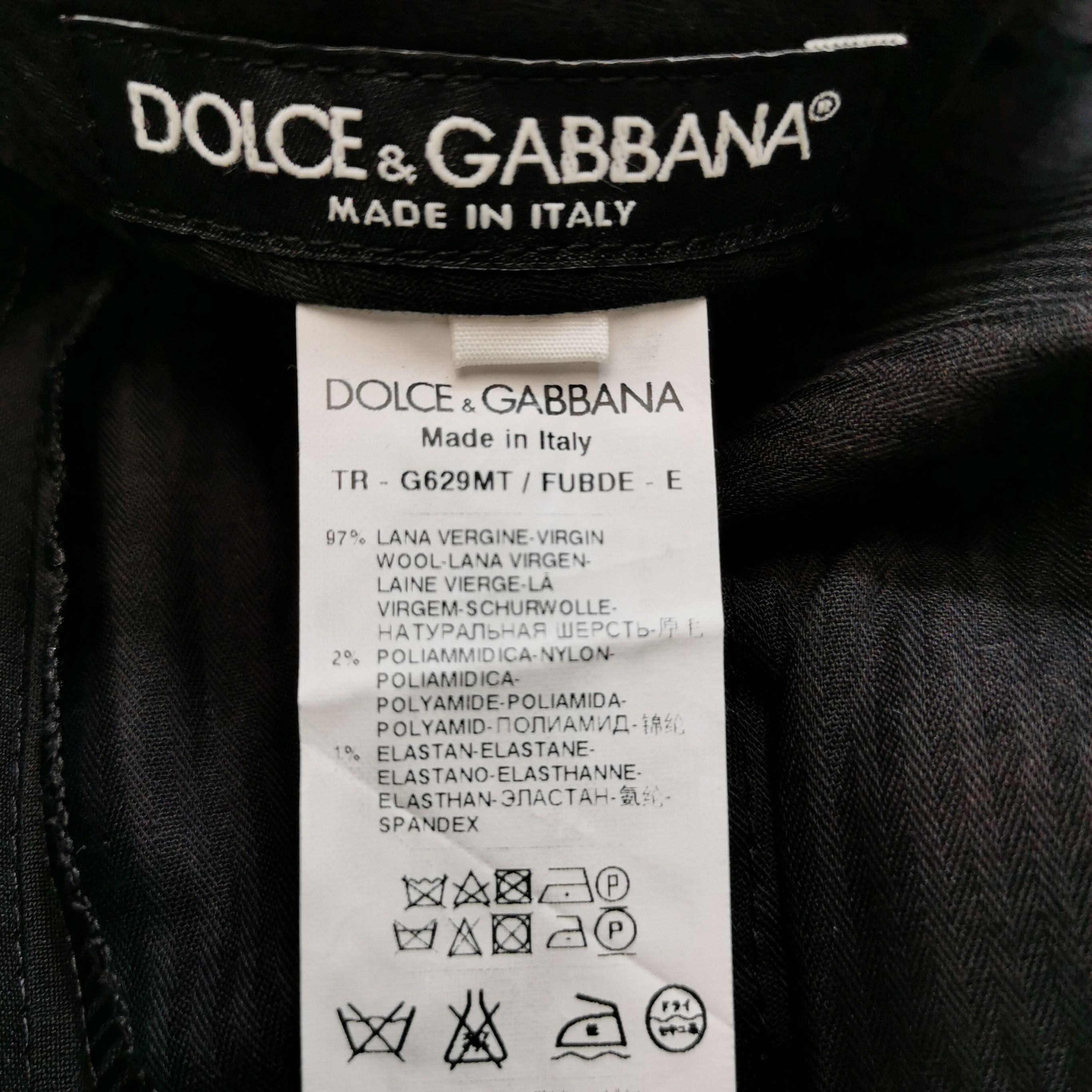 Dolce & Gabbana Dolce & Gabbana Virgin Wool Trousers EU 46 Size US 30 / EU 46 - 7 Thumbnail