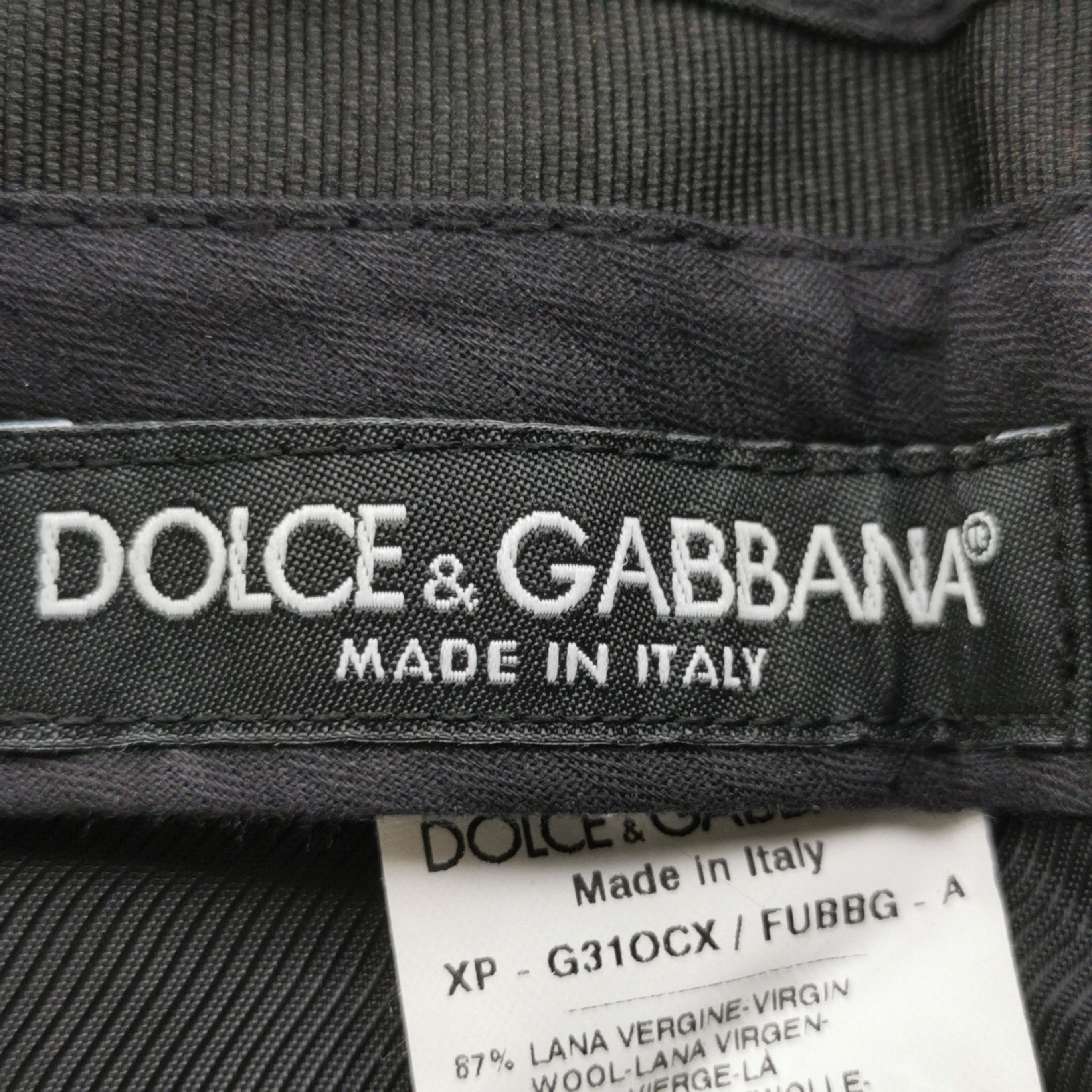 Dolce & Gabbana Dolce & Gabbana Wool Silk Blend Trousers 56 Size US 40 / EU 56 - 6 Thumbnail