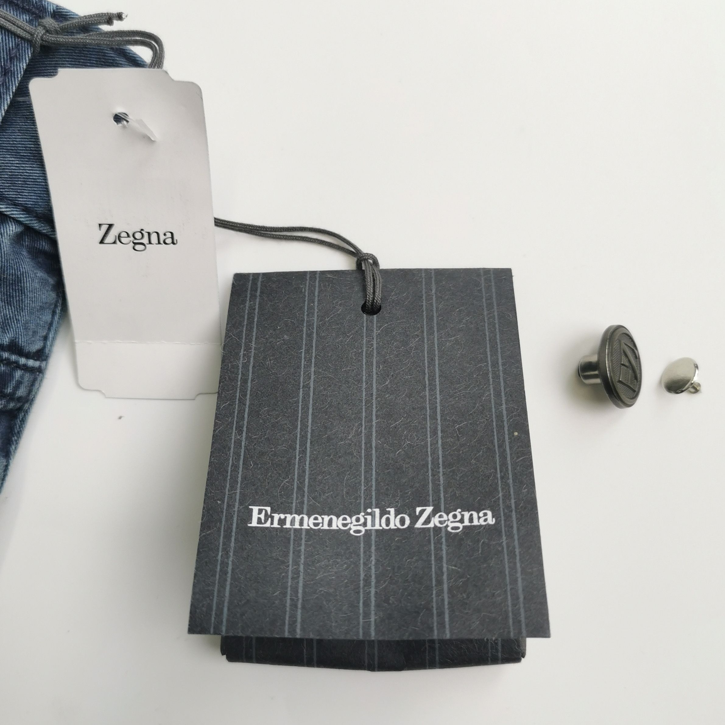Ermenegildo Zegna Ermenegildo Zegna Cotton Denim Jeans 33 Size US 33 - 5 Thumbnail