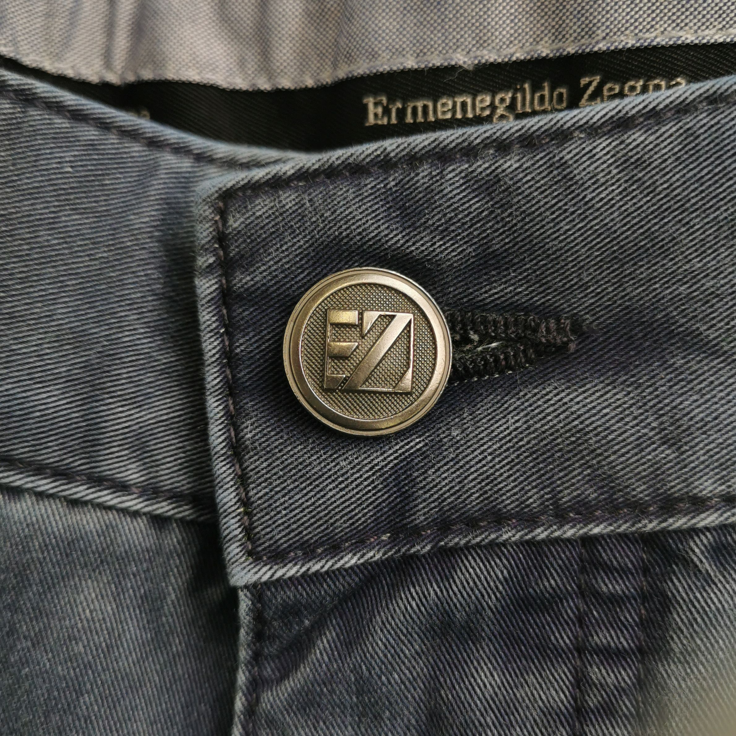 Ermenegildo Zegna Ermenegildo Zegna Cotton Denim Jeans 33 Size US 33 - 4 Thumbnail