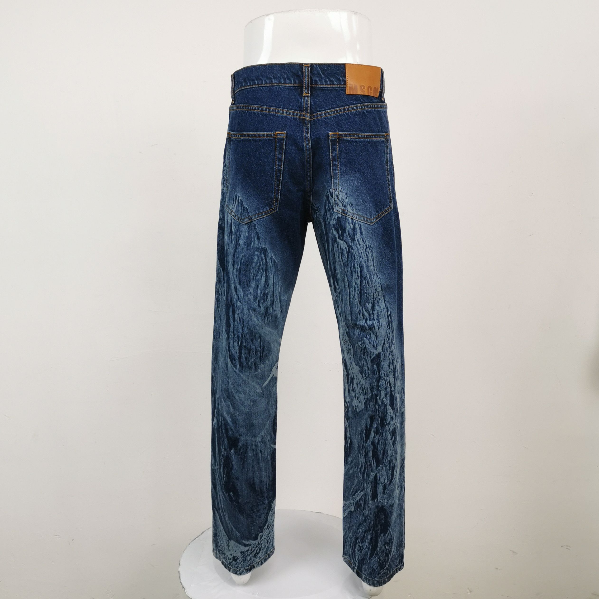 MSGM MSGM Graphic Mountain Print Denim Jeans 44 Size US 28 / EU 44 - 3 Thumbnail