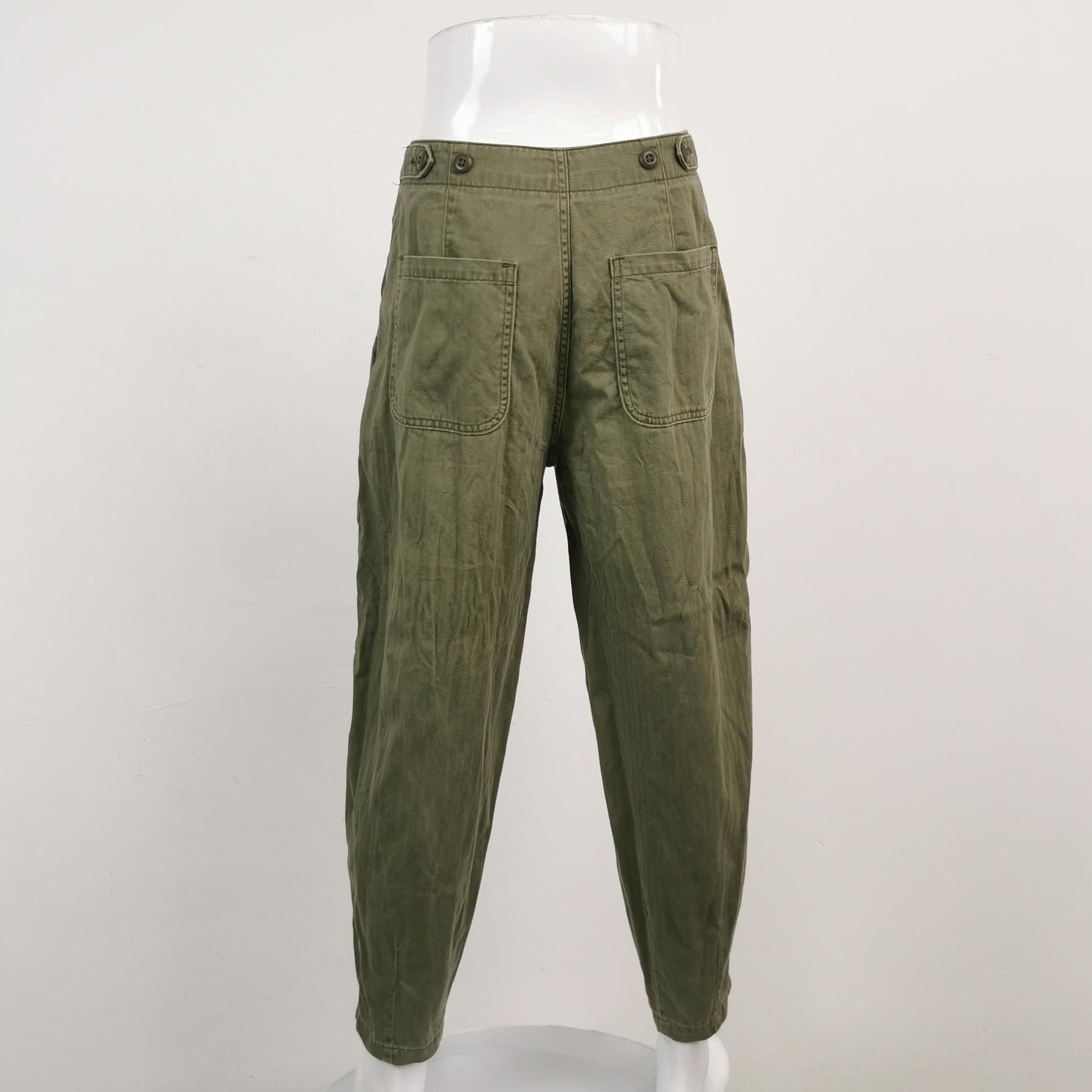 Polo Ralph Lauren Polo Ralph Lauren Herringbone Cotton Pants US 6 Size 28" / US 6 / IT 42 - 3 Thumbnail