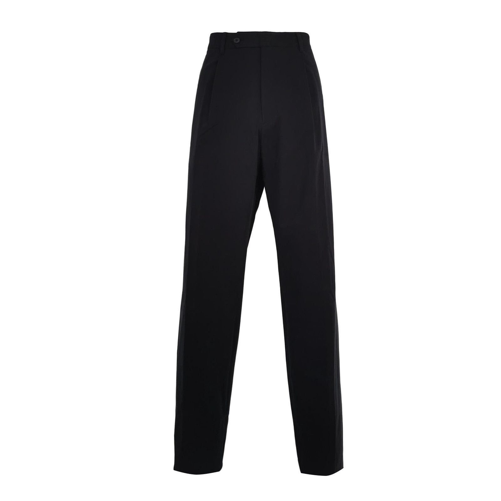 Prada Prada Black Cotton Casual Trousers Size 36 Size US 36 / EU 52 - 2 Thumbnail