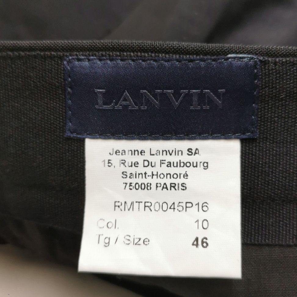 Lanvin Lanvin Virgin Wool Blend Casual Pants 46 Size US 30 / EU 46 - 6 Thumbnail