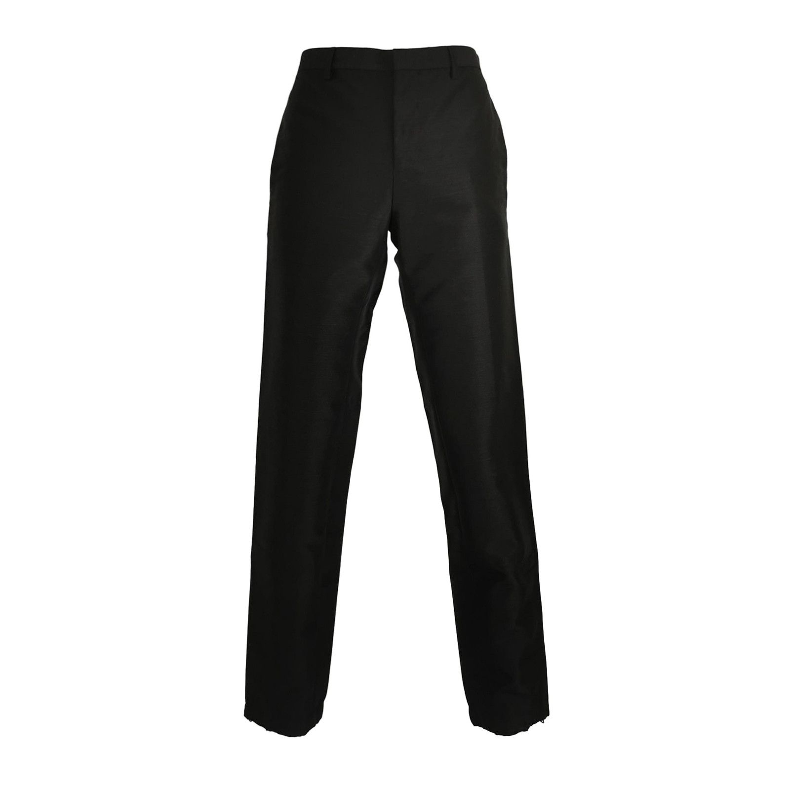 Lanvin Lanvin Anthracite Wool Blend Zip Hem Trousers 46 Size US 30 / EU 46 - 2 Thumbnail