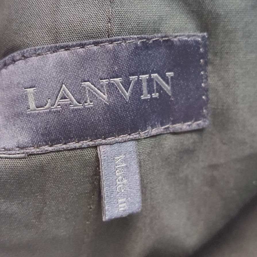Lanvin Lanvin Black Biker Cotton Casual Pants Size 36 Size US 36 / EU 52 - 6 Thumbnail