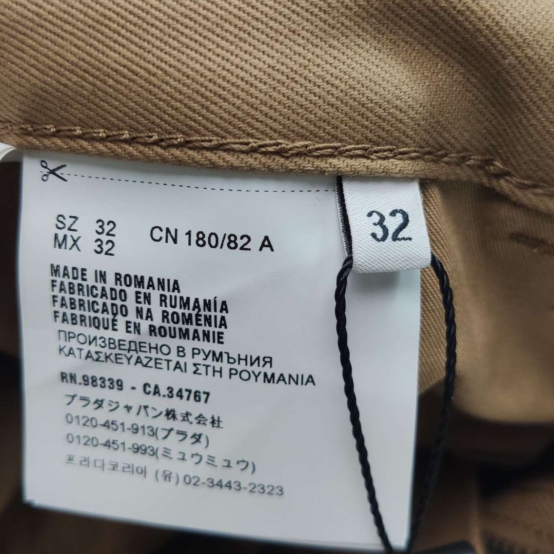 Prada Prada Khaki Drill Stretch Casual Pants 32 Size US 32 / EU 48 - 8 Thumbnail