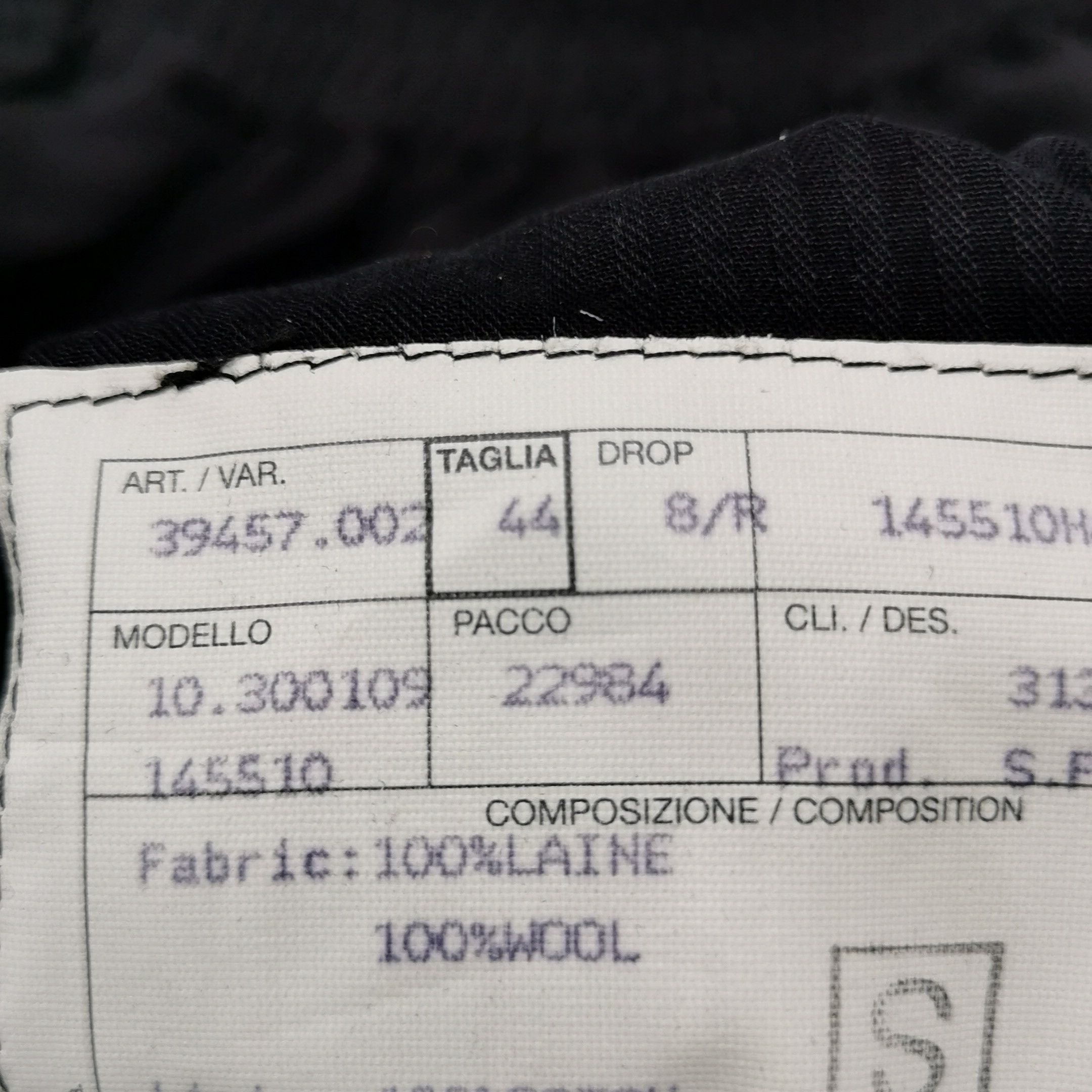 Hermes Hermes Black Wool Casual Pants Size 28 Size US 28 / EU 44 - 7 Thumbnail
