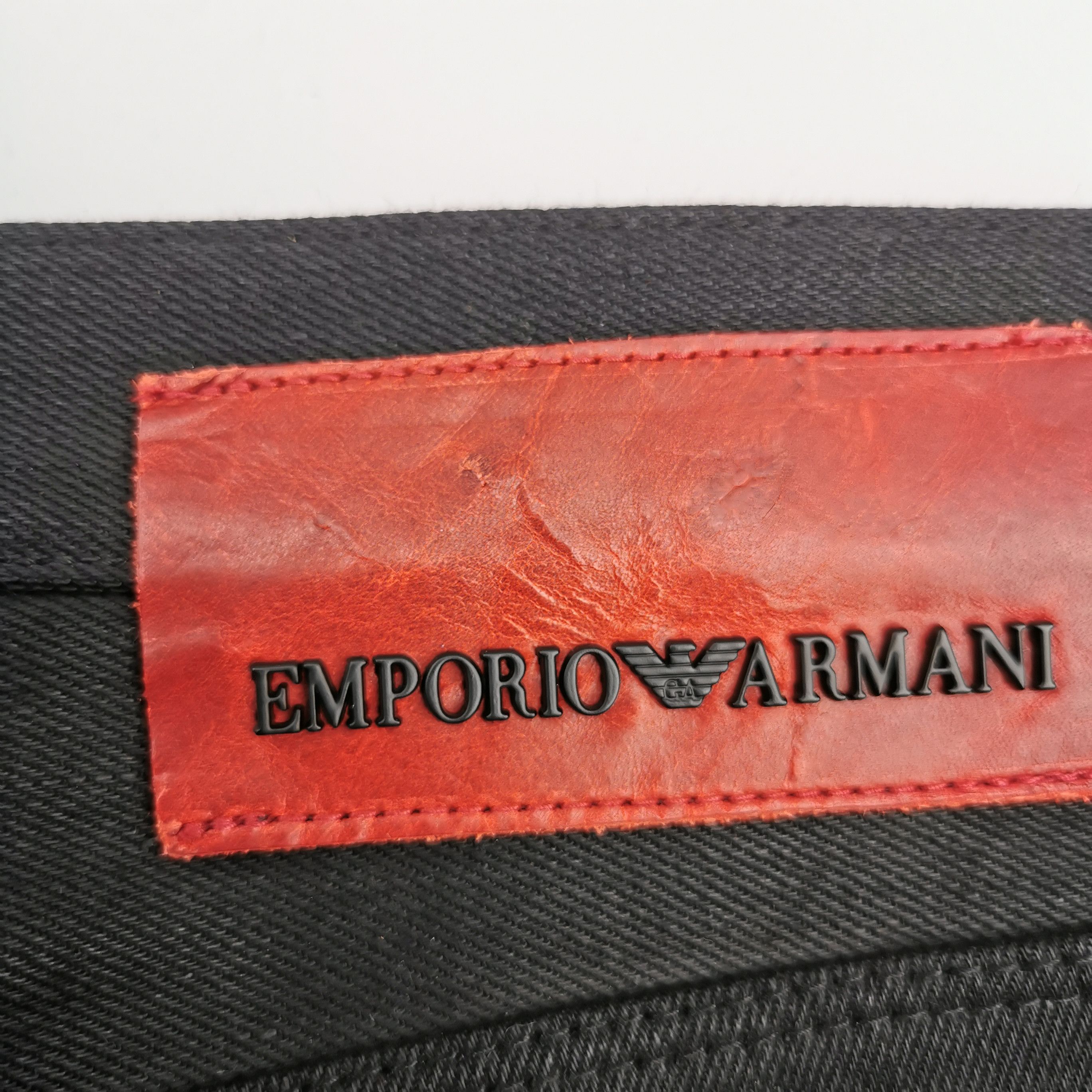 Emporio Armani Emporio Armani Logo Patch Slim Jeans US 29 Size US 29 - 10 Thumbnail