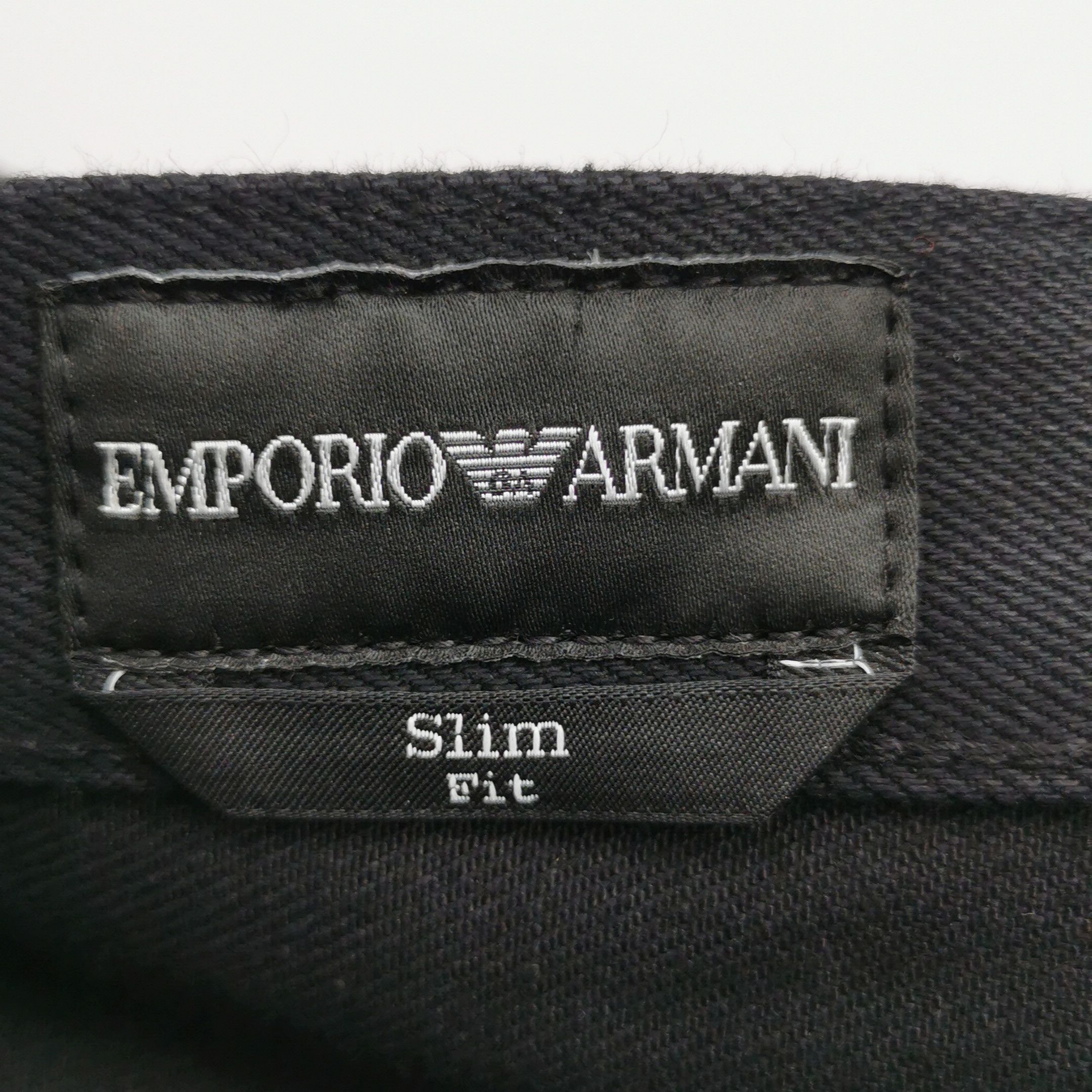 Emporio Armani Emporio Armani Logo Patch Slim Jeans US 29 Size US 29 - 6 Thumbnail