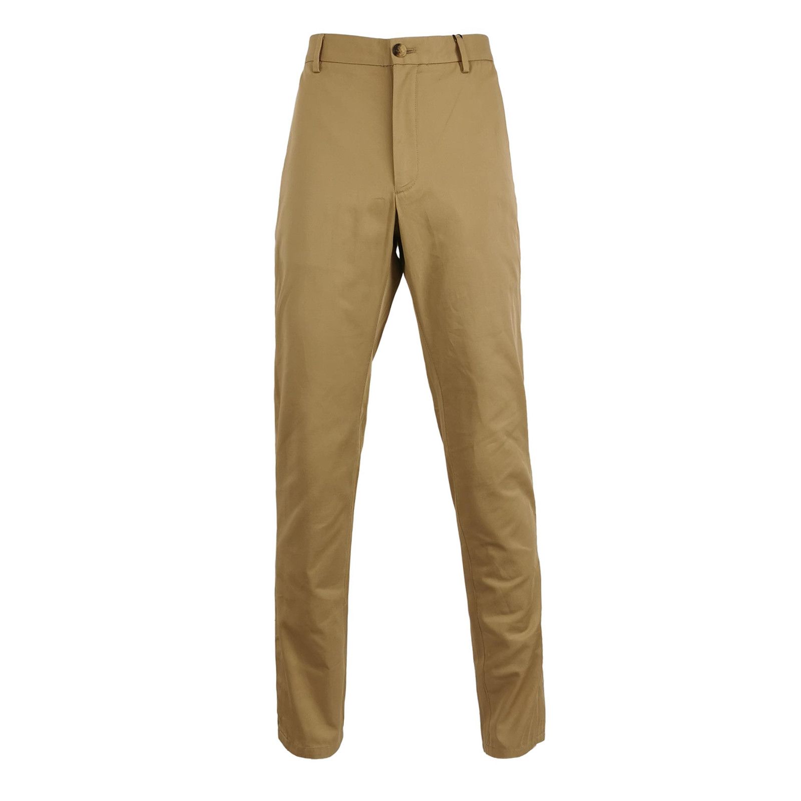 Burberry Burberry Solid Beige Cotton Casual Pants 32 Size US 32 / EU 48 - 2 Thumbnail
