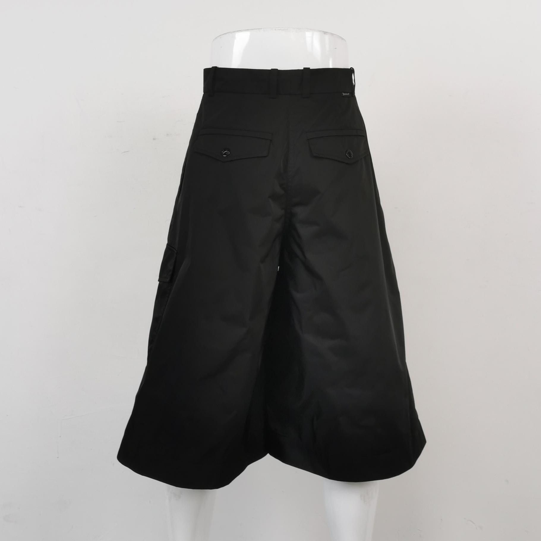 Moncler Moncler Black Wide Leg Culotte Pants IT 42 Size 28" / US 6 / IT 42 - 3 Thumbnail