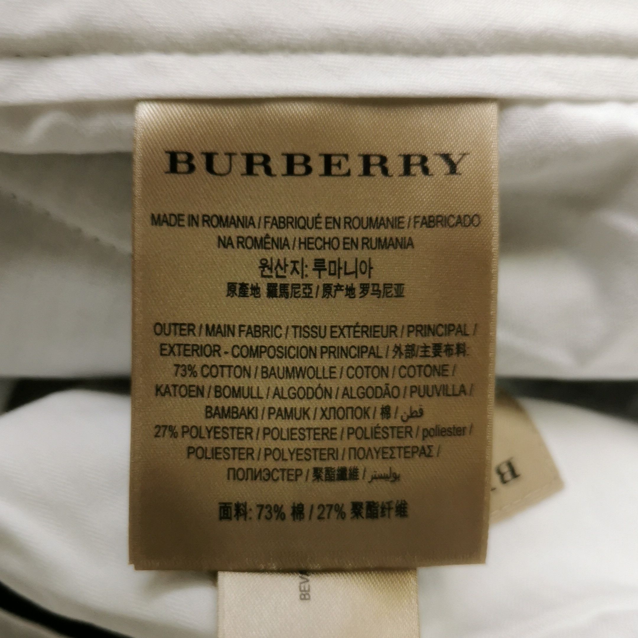 Burberry Burberry Solid Cotton Blend Trousers Size 40 Size US 40 / EU 56 - 10 Thumbnail