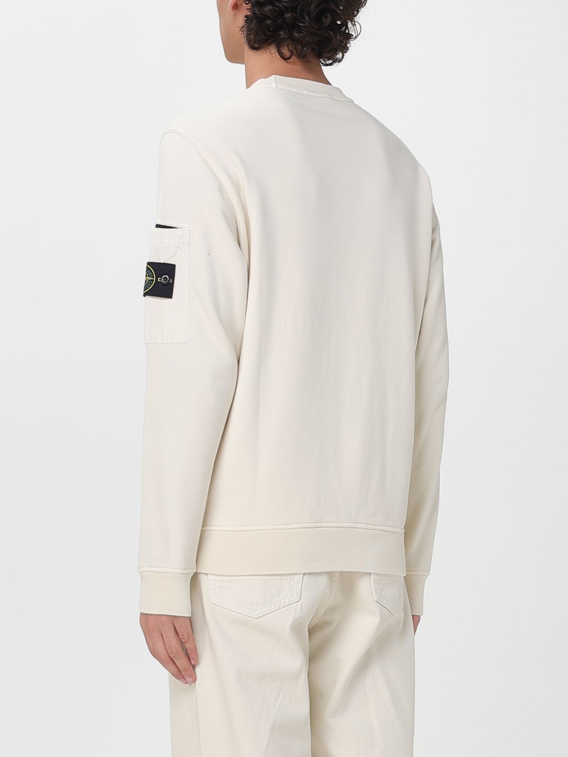 Stone Island Stone Island Sweatshirt Men Ivory Size US L / EU 52-54 / 3 - 3 Thumbnail