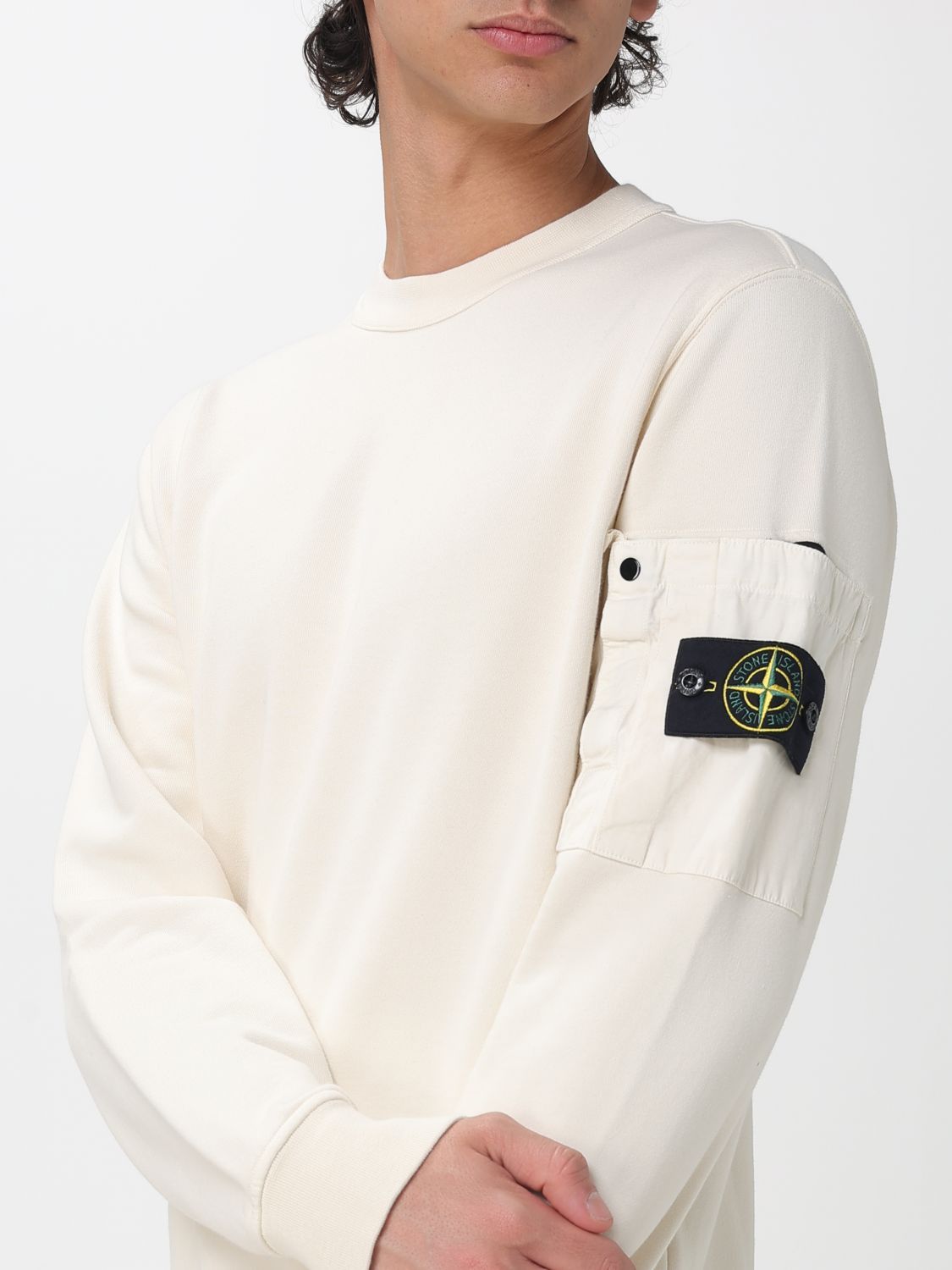 Stone Island Stone Island Sweatshirt Men Ivory Size US M / EU 48-50 / 2 - 4 Thumbnail