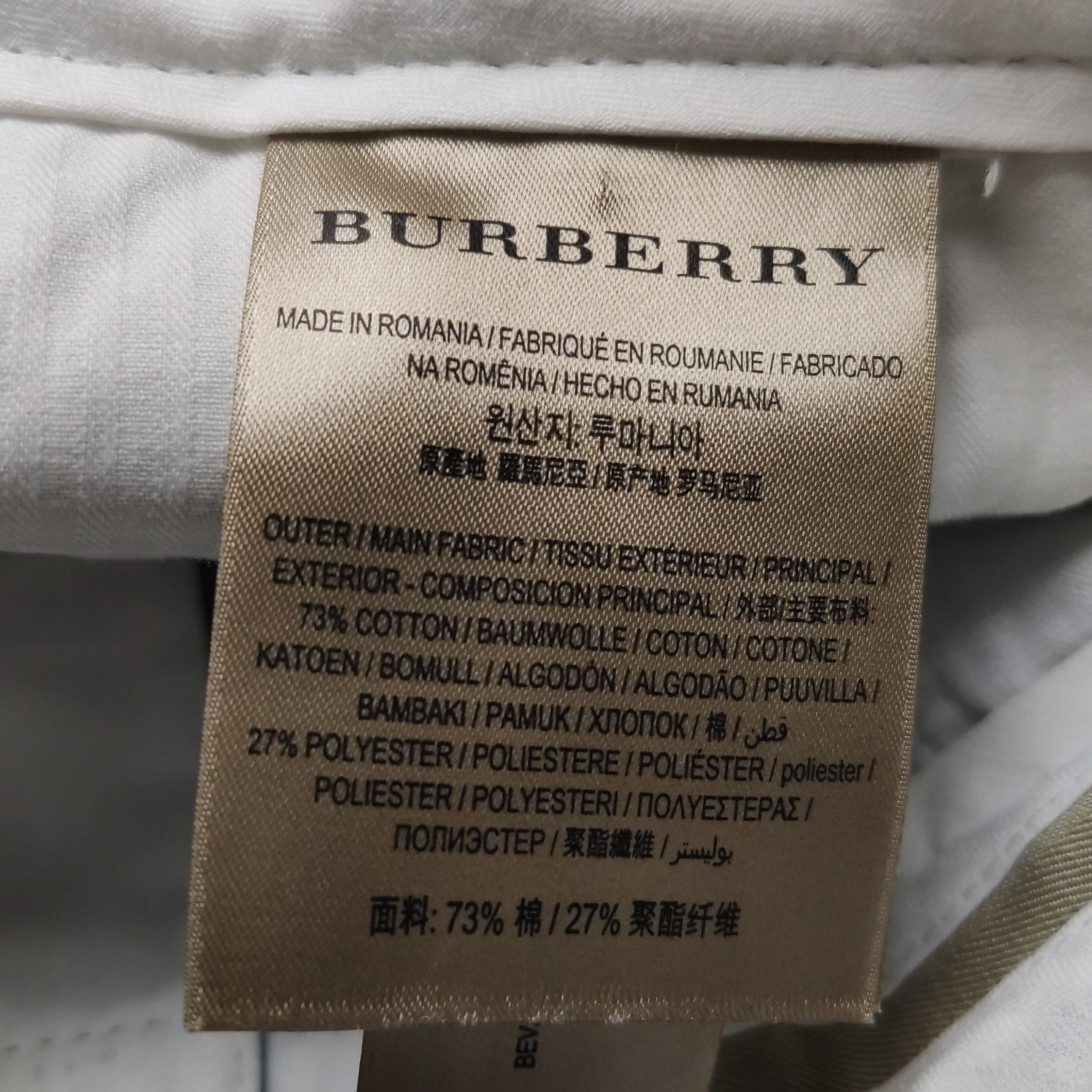 Burberry Burberry Solid Cotton Casual Pants Size 46 Size US 30 / EU 46 - 10 Thumbnail