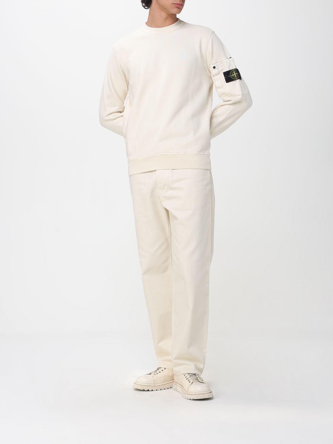 Stone Island Stone Island Sweatshirt Men Ivory Size US S / EU 44-46 / 1 - 2 Thumbnail