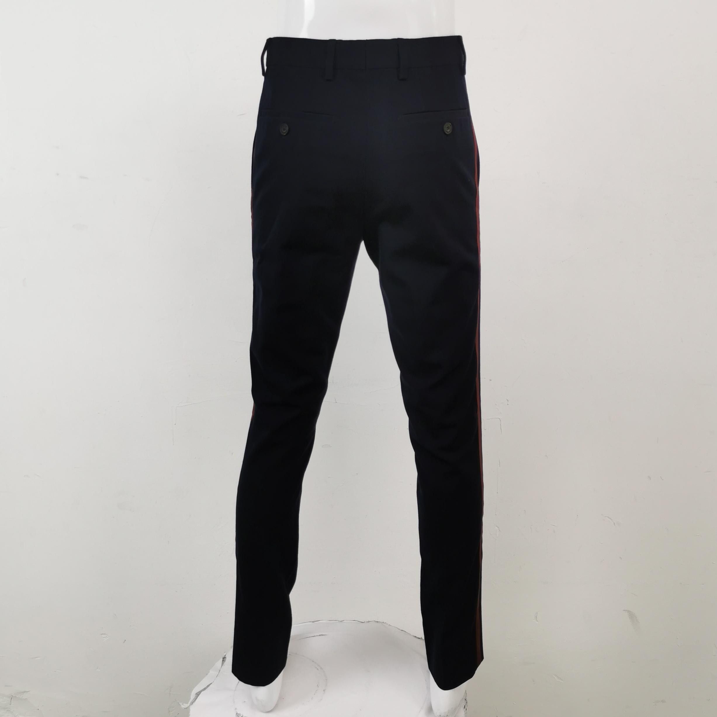 Burberry Burberry Side Stripe Wool Blend Trousers Size 44 Size US 28 / EU 44 - 3 Thumbnail