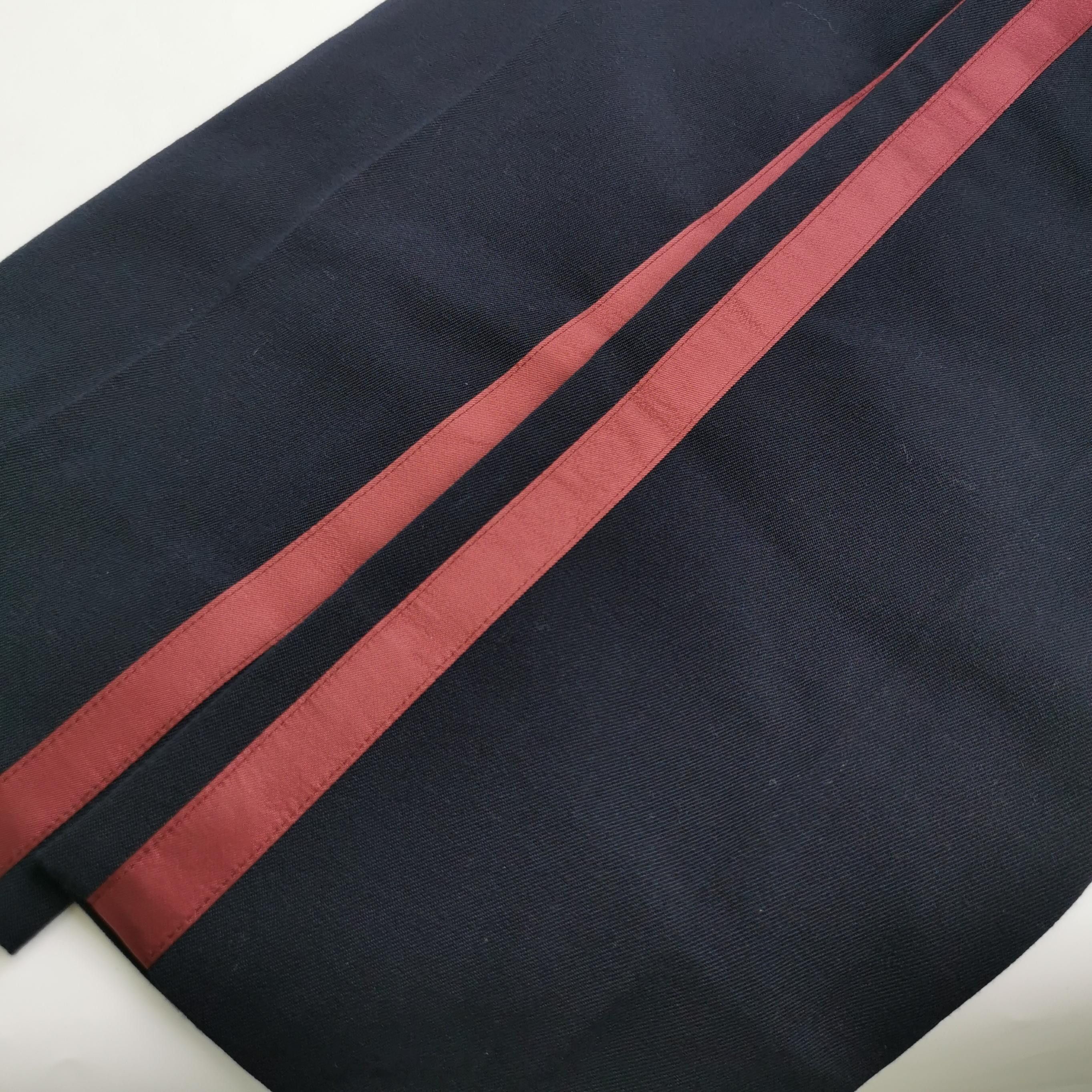 Burberry Burberry Side Stripe Wool Blend Trousers Size 44 Size US 28 / EU 44 - 4 Thumbnail