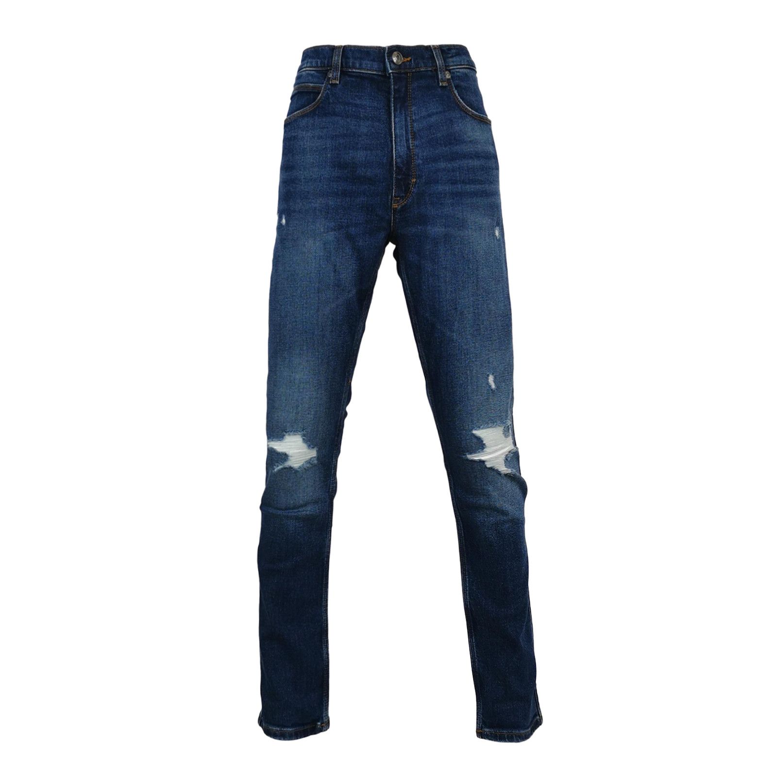Hugo Boss HUGO Distressed Ripped Denim Jeans W34 L32 Size US 34 / EU 50 - 2 Thumbnail