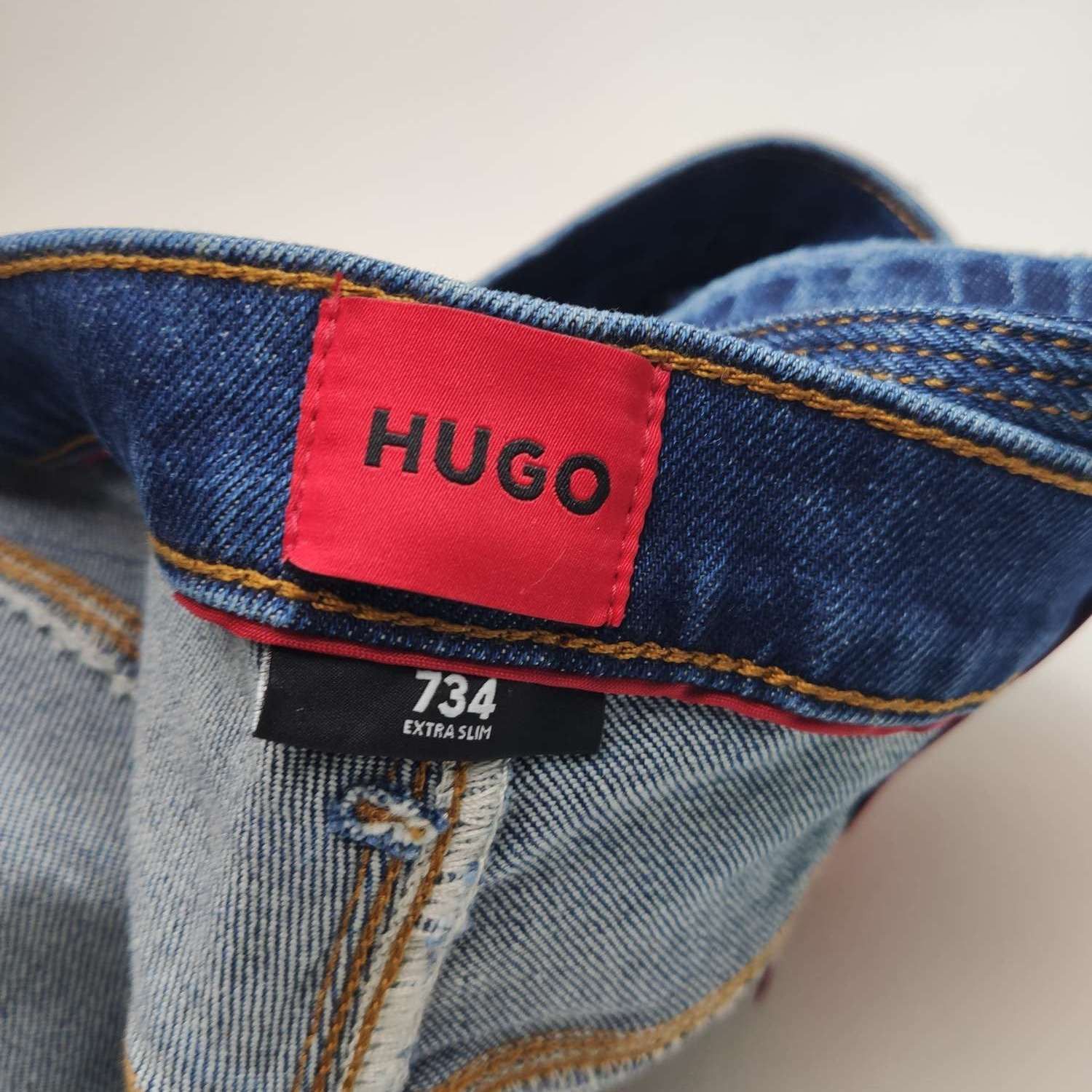 Hugo Boss Hugo Boss Distressed Extra Slim Denim Jeans W30 L32 Size US 30 / EU 46 - 6 Thumbnail