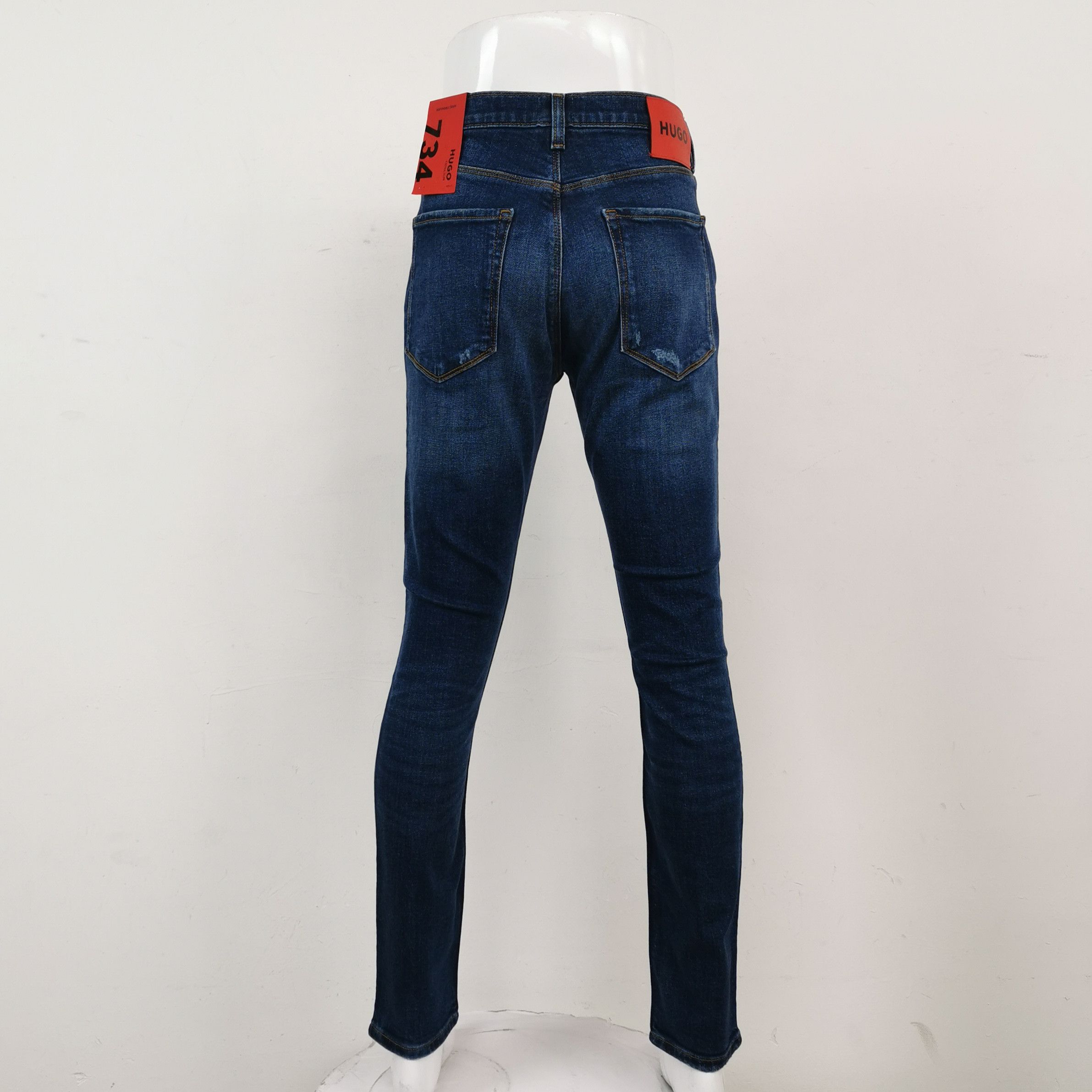Hugo Boss Hugo Red Patch Distressed Denim Jeans W32 Size US 32 / EU 48 - 3 Thumbnail