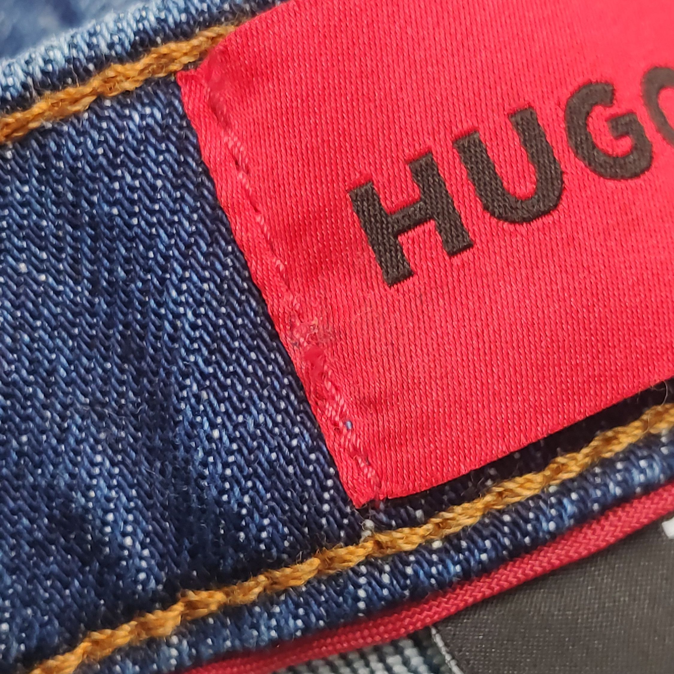 Hugo Boss Hugo Red Patch Distressed Denim Jeans W32 Size US 32 / EU 48 - 10 Thumbnail